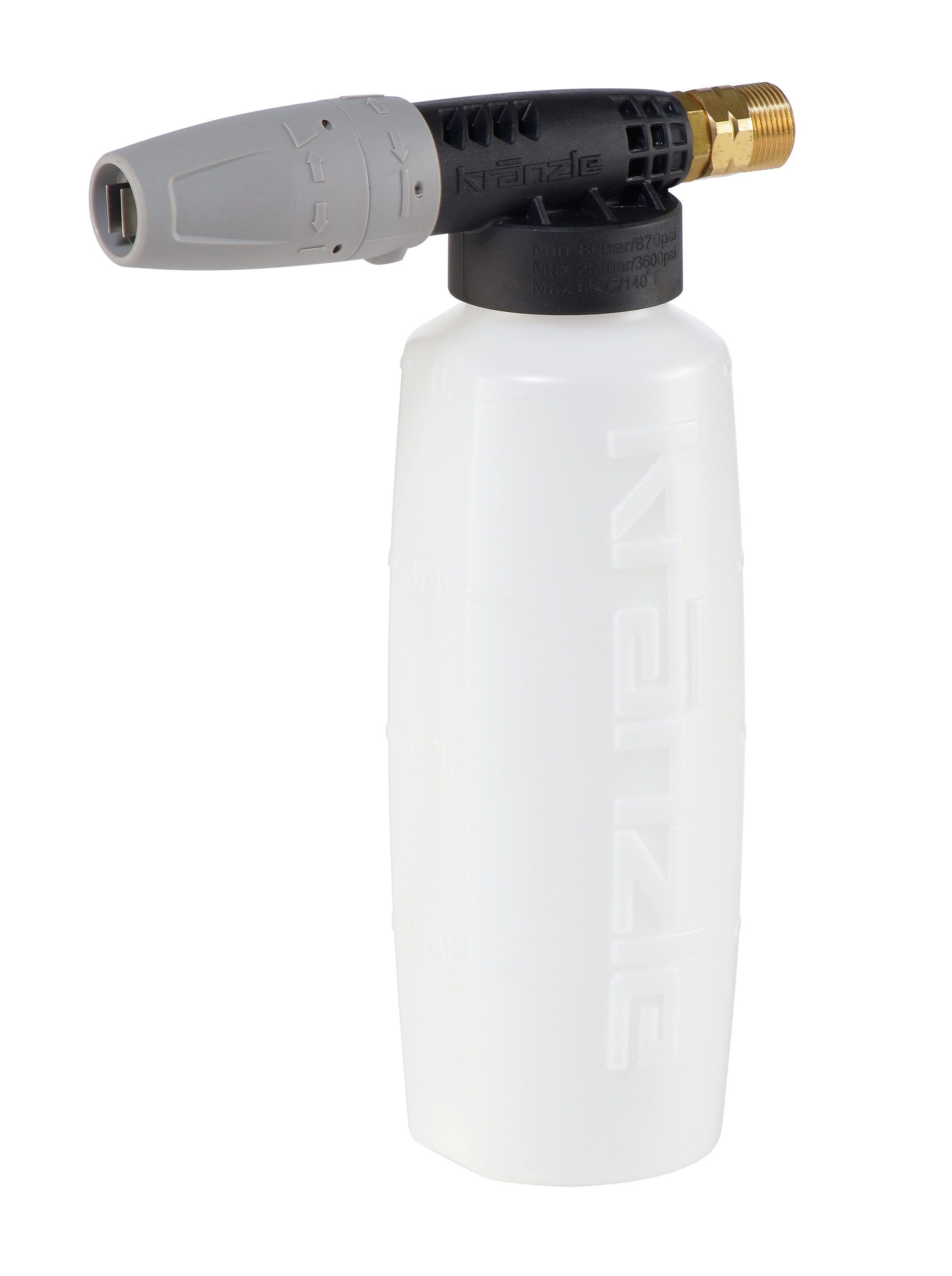 Kränzle Hochdruck-Schaumdüse Schauminjektor mit Behälter 1l ST 30-Nippel - mit