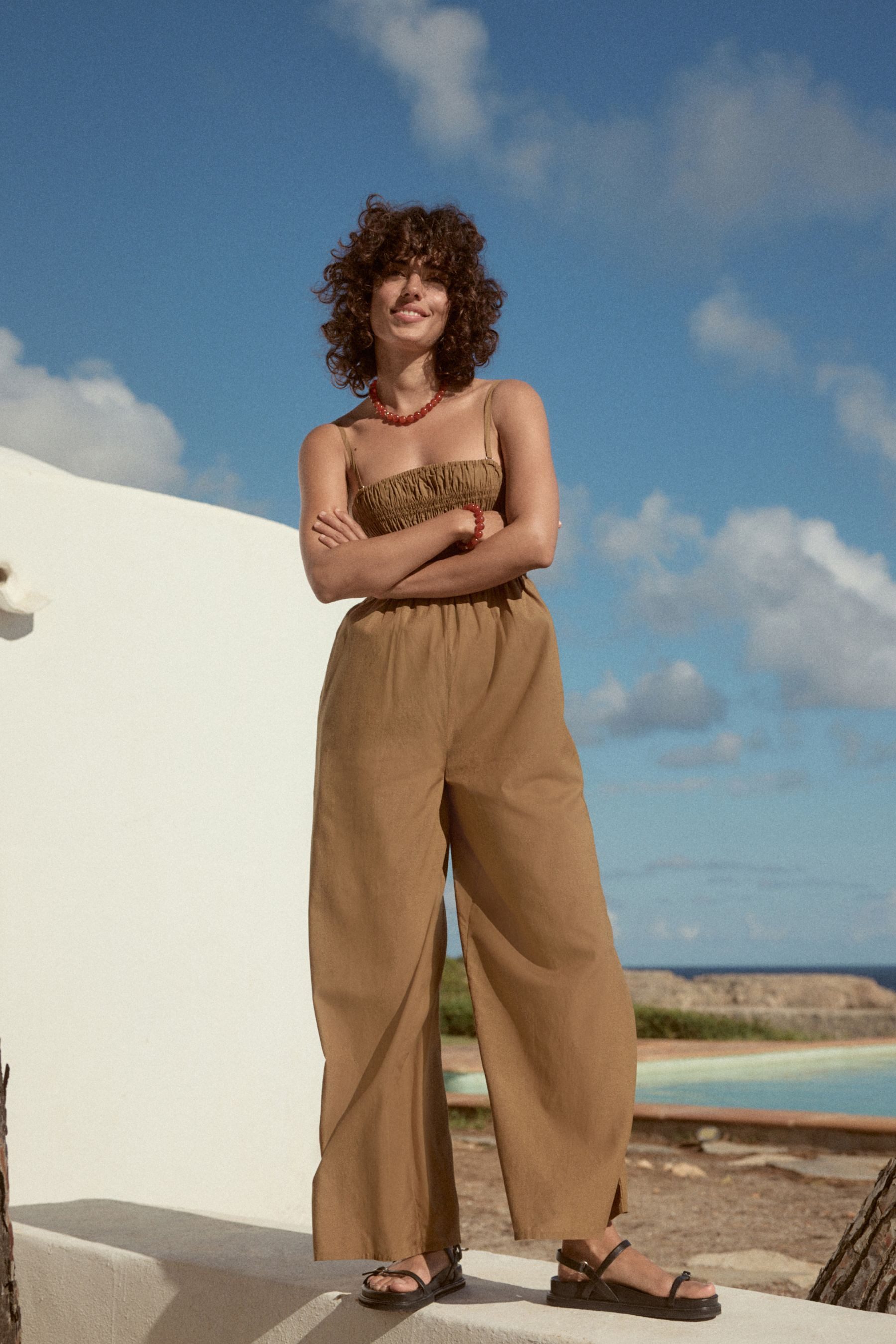 Next Jumpsuit Smocked Bandeau Jumpsuit (1-piece)