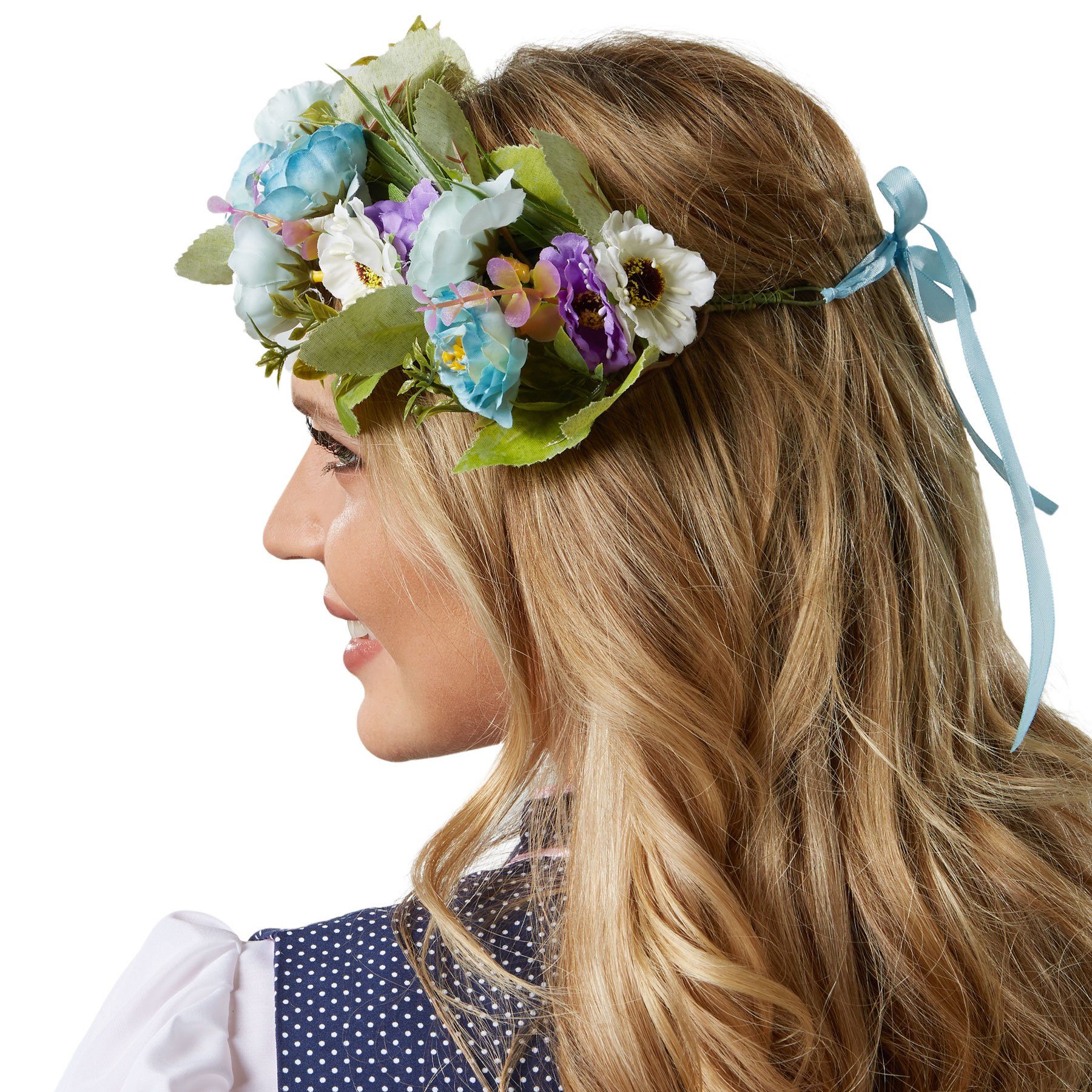 Haarband Blumenkranz dressforfun Frühlingswiese