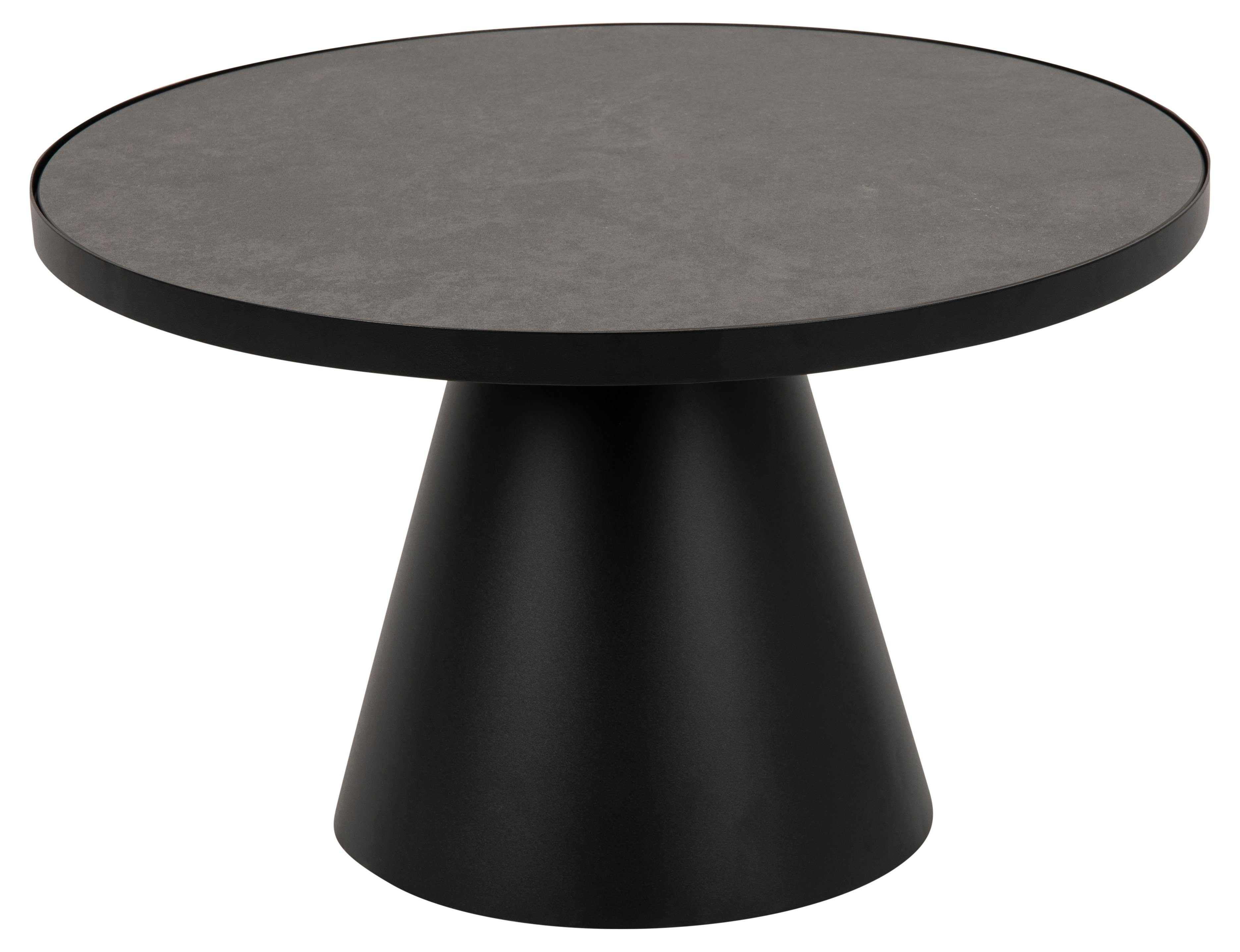 Couchtisch Sun Couchtisch Ø65 cm schwarz.