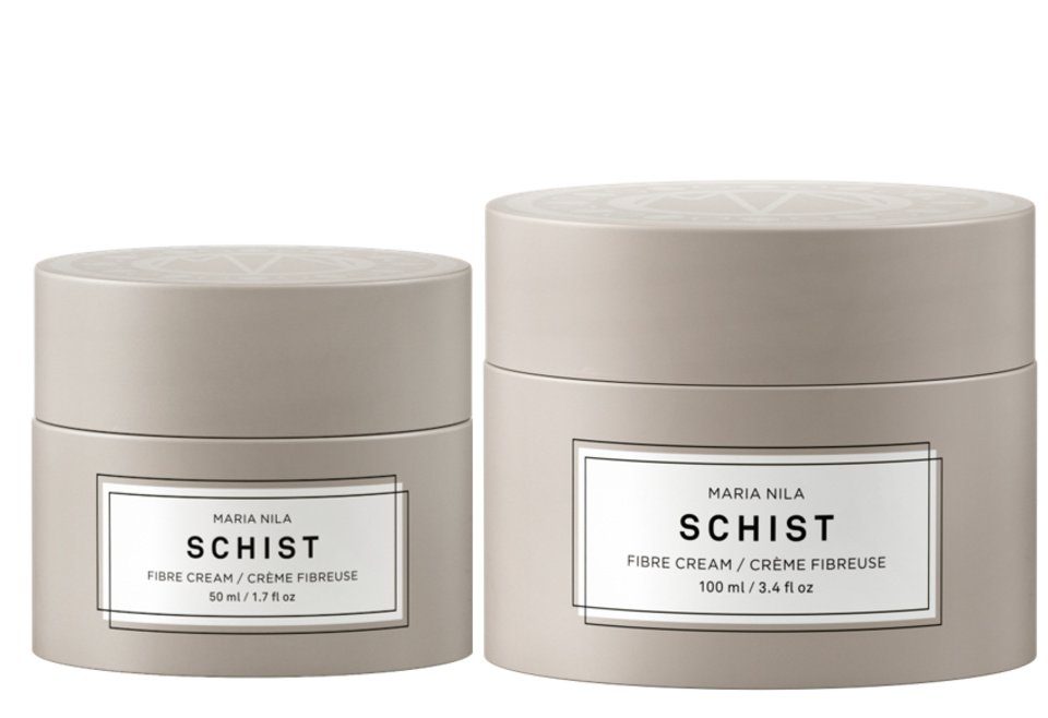 Maria Nila Styling-Creme Minerals Schist Fibre Cream, Set, 2-tlg., 100 ml + 50 ml, flexibler Halt, dezenter Glanz