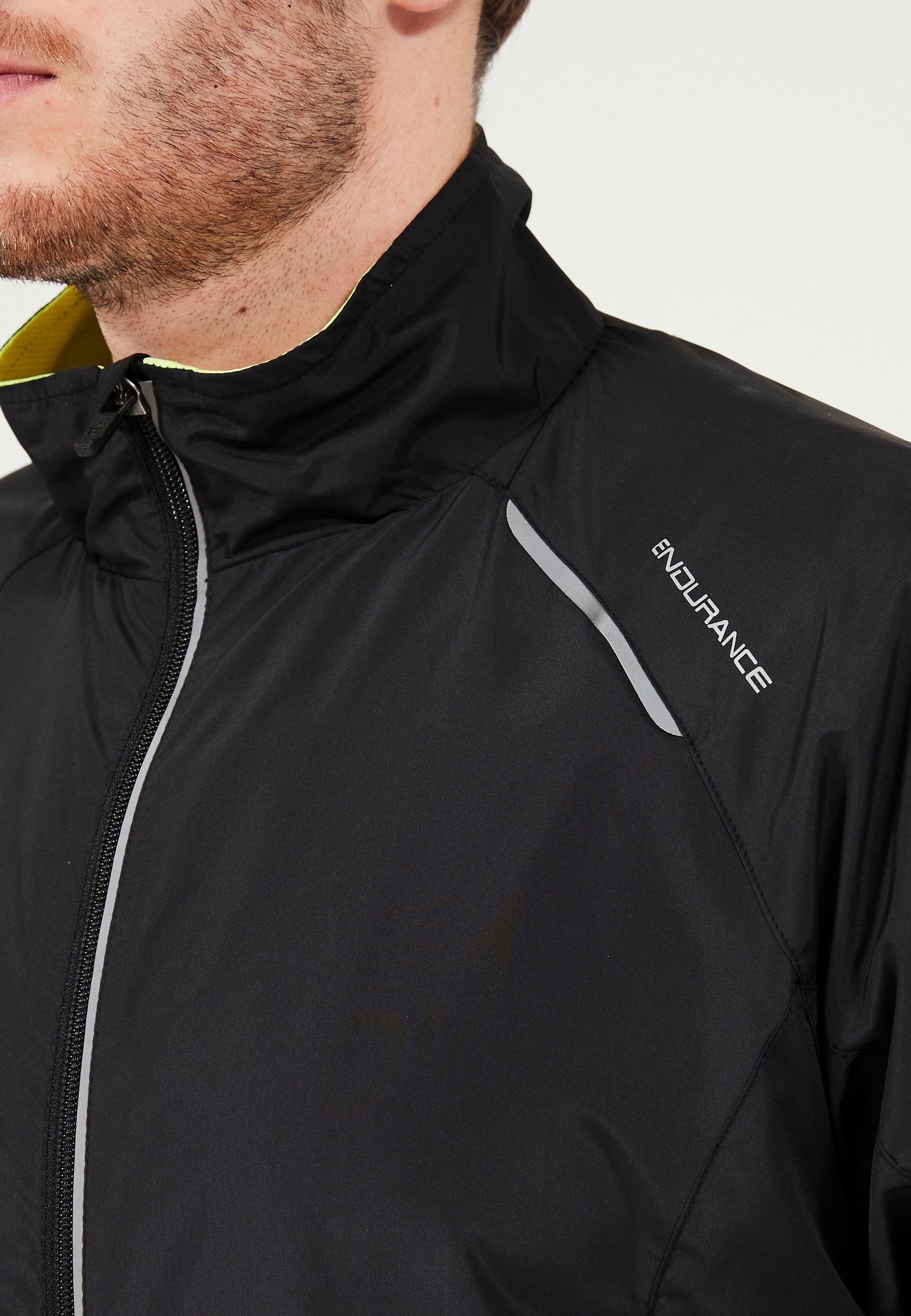 ENDURANCE Laufjacke Earlington mit extra schwarz großen reflektierenden Elementen