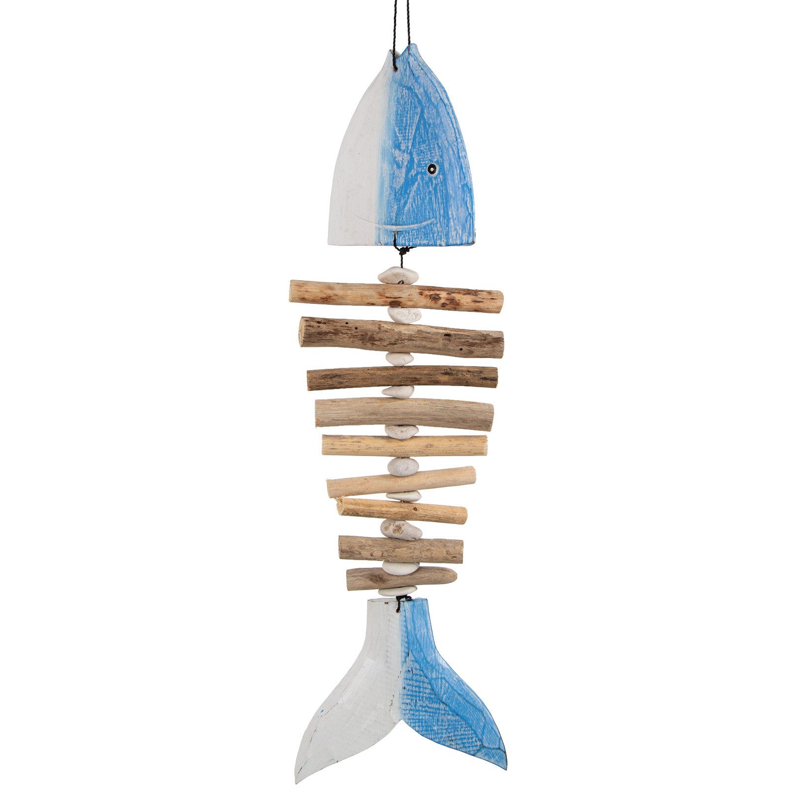 Dekohänger Großer Fisch aus Holz zum Aufhängen ca. 70 cm