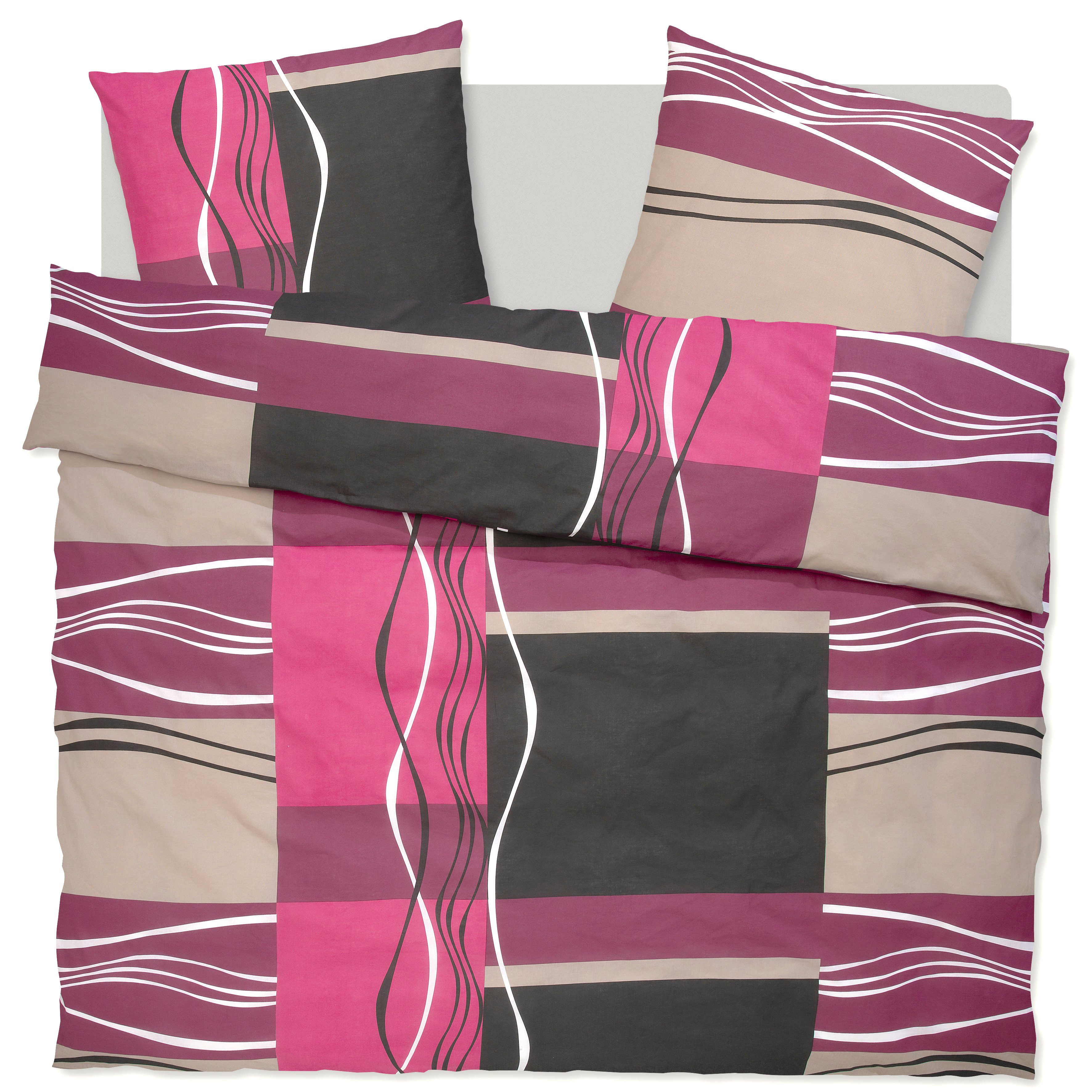 my home Bettwäsche Kelian, Linon, 3 teilig, in verschiedenen Qualitäten, ge günstig online kaufen