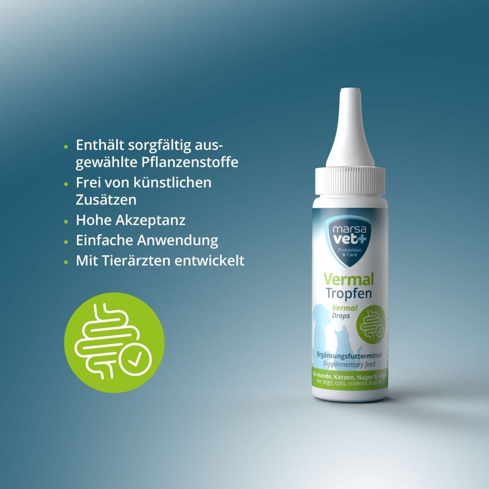 Bellfor Marsavet Vermal Tropfen - 50ml, für: Katzen