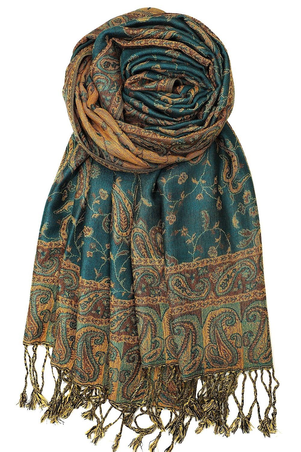 Coonoor Modeschal Damen Kaschmirimitat-Schal, Elegant Weich Schultertuch Schal, Schals und Umhänge für Abendkleider, Festivals und alle Anlässe