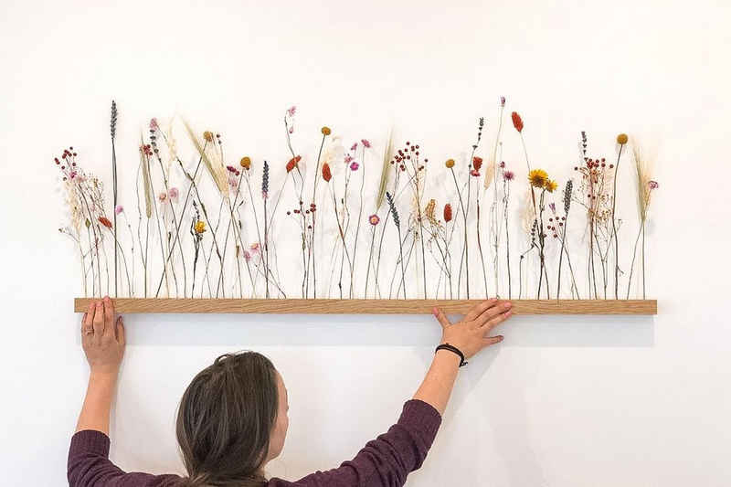 Trockenblume FlowerBar® “BLUMENWIESE” ohne Wandhalterung, FlowerBar by Trockenblumen-Manufaktur