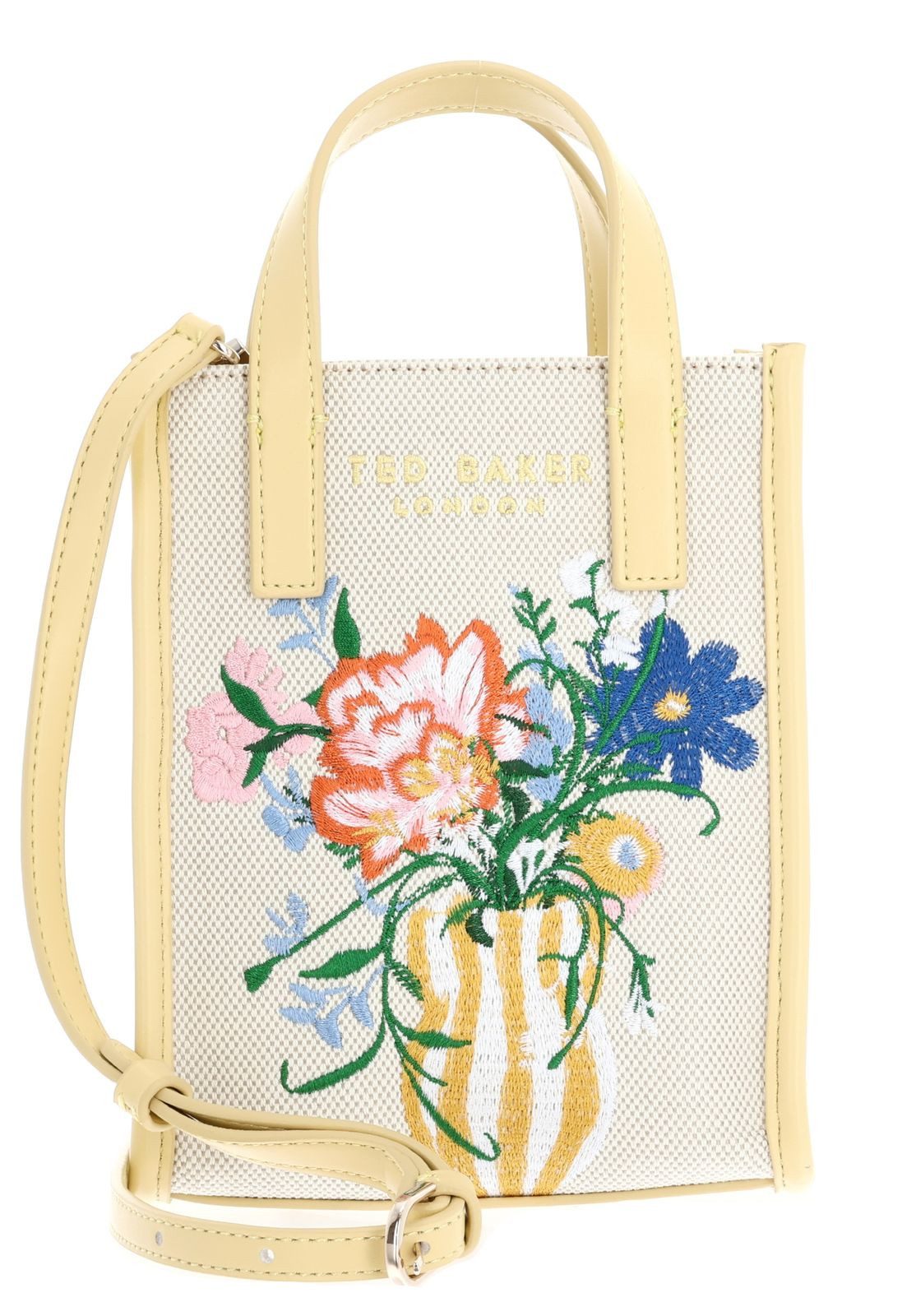 Ted Baker Handtasche Canvas Embroidered Mini Floral Icon Bag