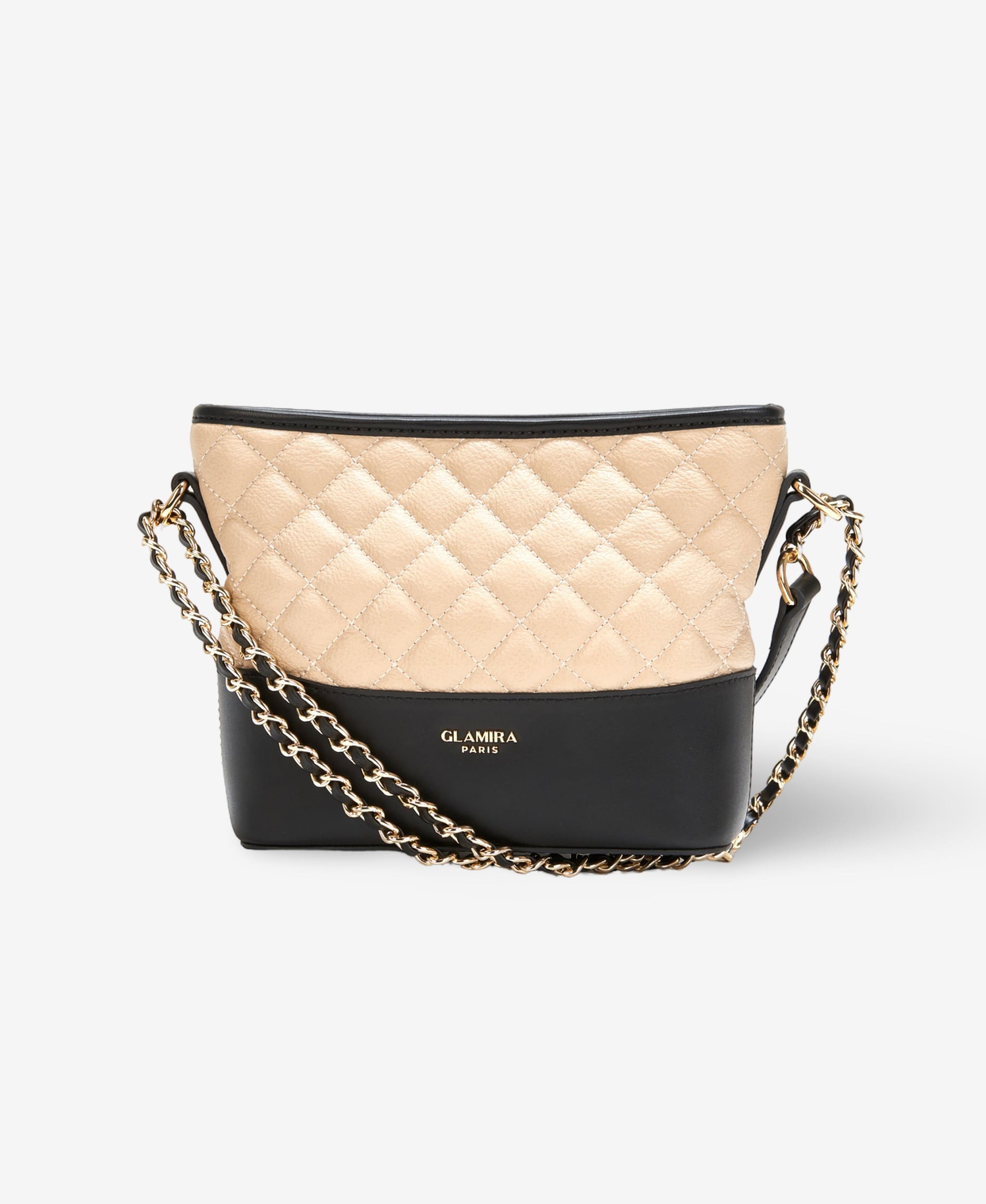 GLAMIRA Umhängetasche GoAnywhere Beige Umhängetasche (1-tlg), echt Leder