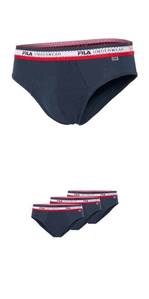 Fila Slip MAN BRIEF (3er Pack) mit feuchtigkeitsableitenden Eigenschaften – Bild 2 von 5