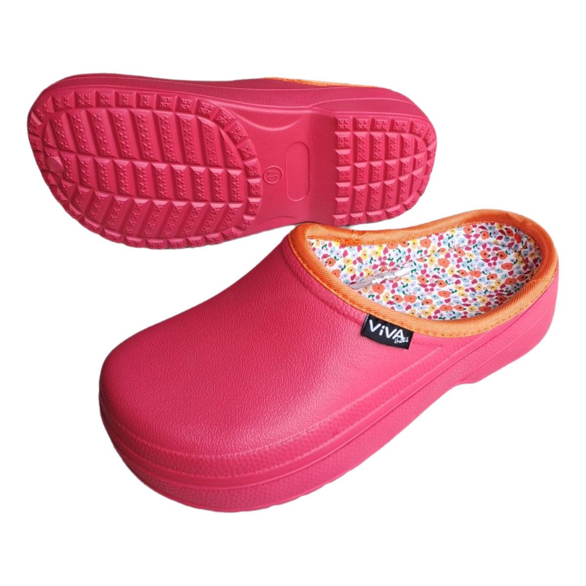 emeco Damen Clogs Gartenclogs Badeschuhe Hausschuhe Geschlossen Scuba Futter Clog