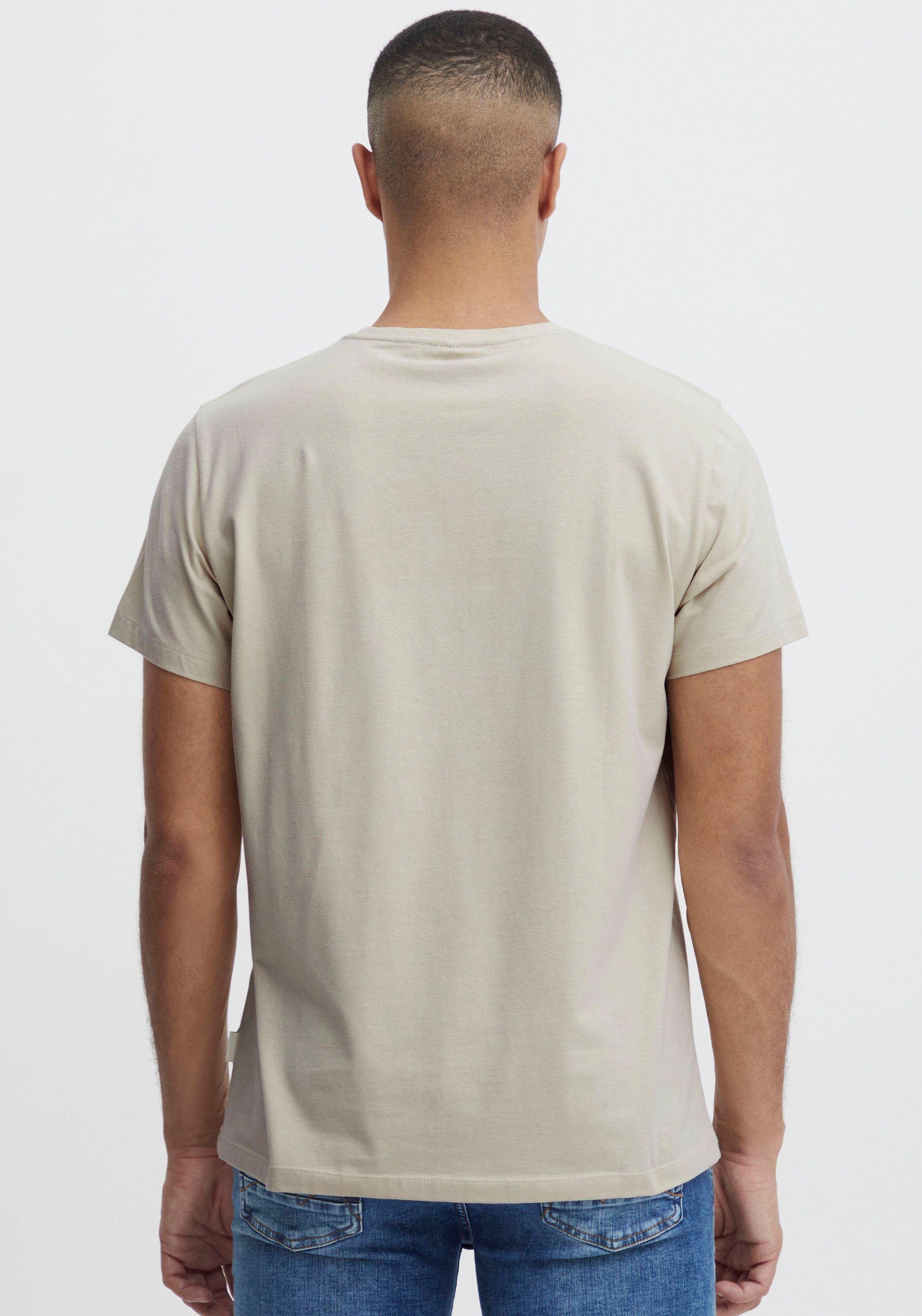 2-in-1-Langarmshirt grey T-shirt BHDinton BL Blend crew