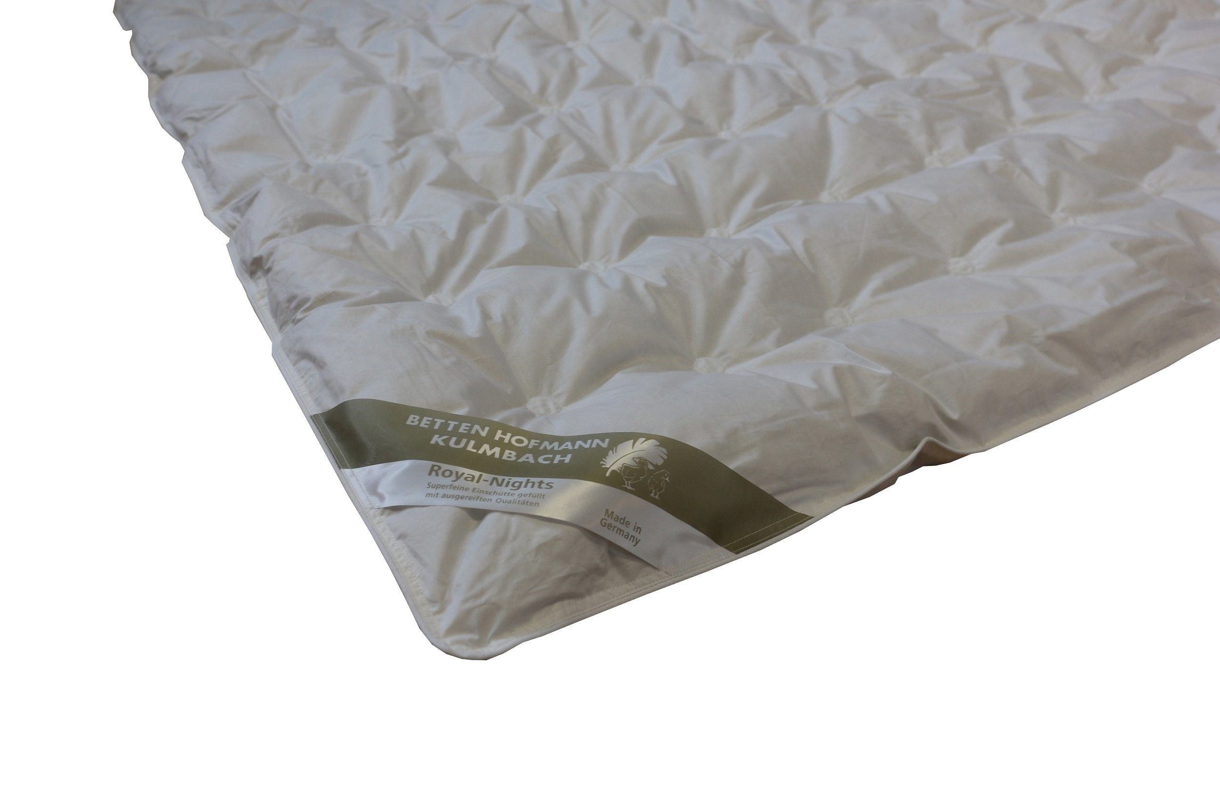 Betten Hofmann Daunenbettdecke Betten Hofmann Franken Sommer Daunendecke Punktstepp 135x200 cm, Füllung: 100% Daunen, Bezug: 100% Baumwolle, für den Sommer, hergestellt in Deutschland, allergikerfreundlich