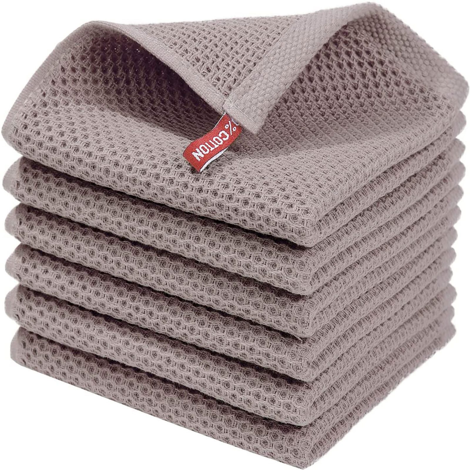 HAUSS SPOLE Spültuch Geschirrtuch, (Spar-Set, 4-tlg/6-tlg),100% Baumwolle, (Geschirrtücher Geschirrtuch 4er oder 6er Set 34 x 34 cm oder 34 x 73cm, 6-tlg., Geschirr Küchen Tuch Tücher Handtücher Handtuch Küchenhandtuch), aus 100% Baumwolle