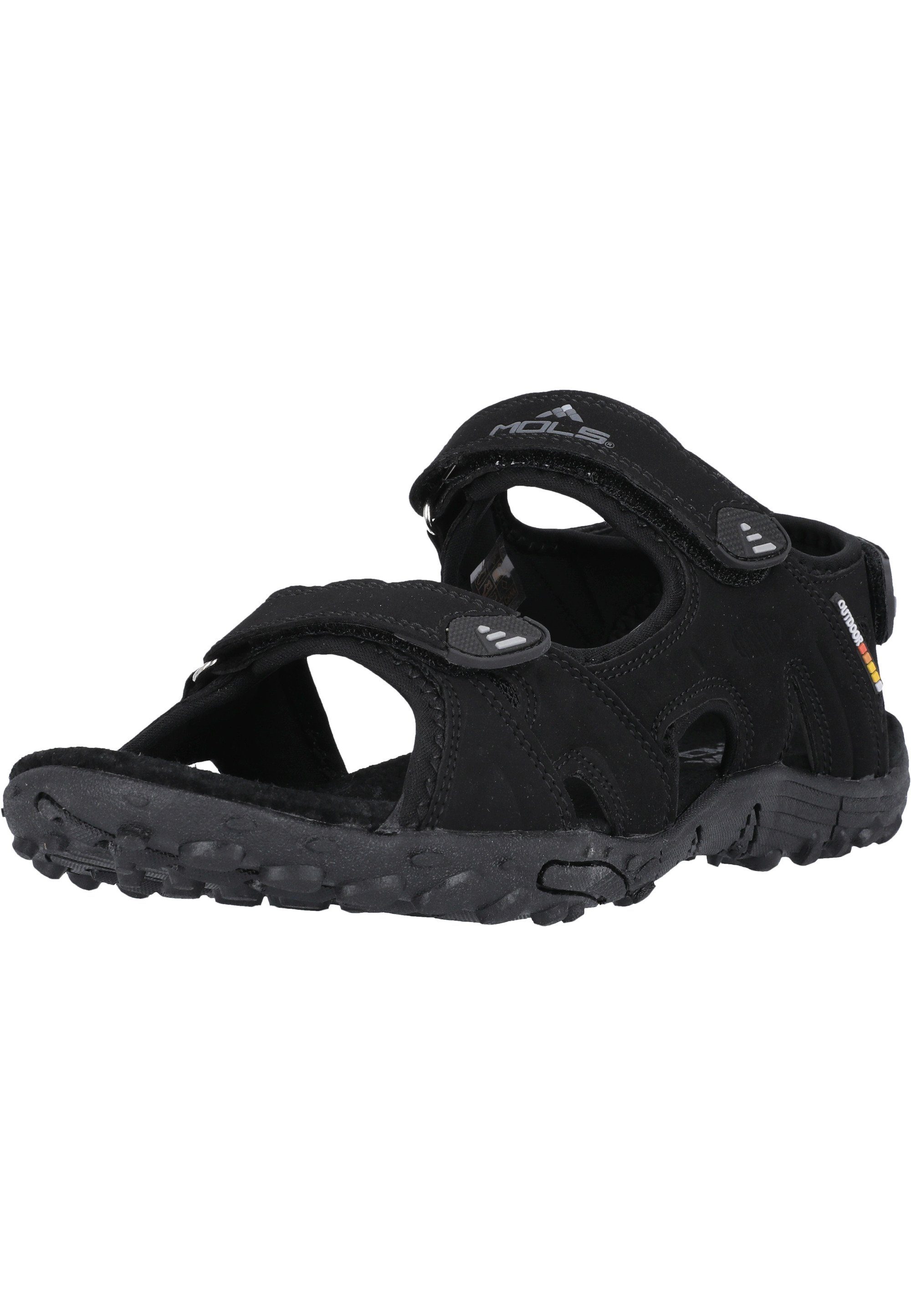 MOLS Fuglsang Unisex Sandale mit praktischen Klettverschlüssen