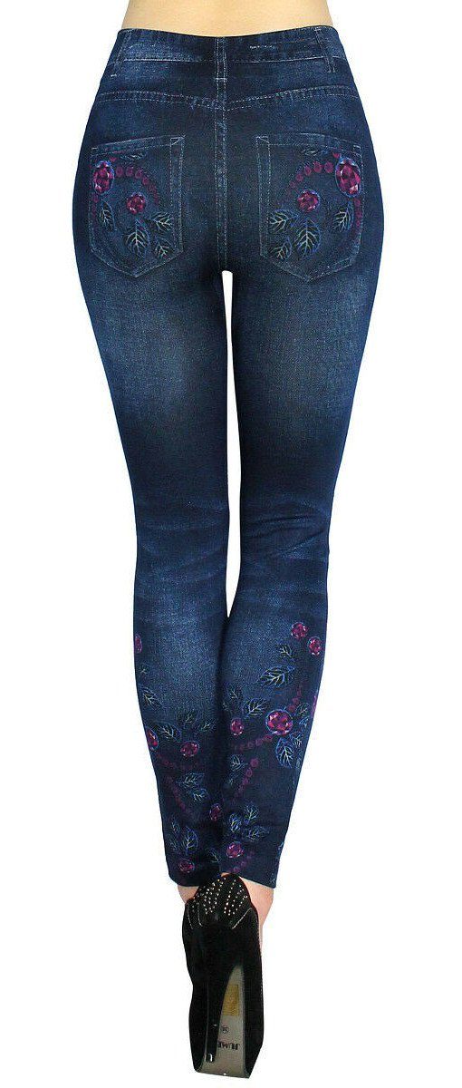 dy_mode Jeggings Damen Leggings in Jeans günstig online kaufen