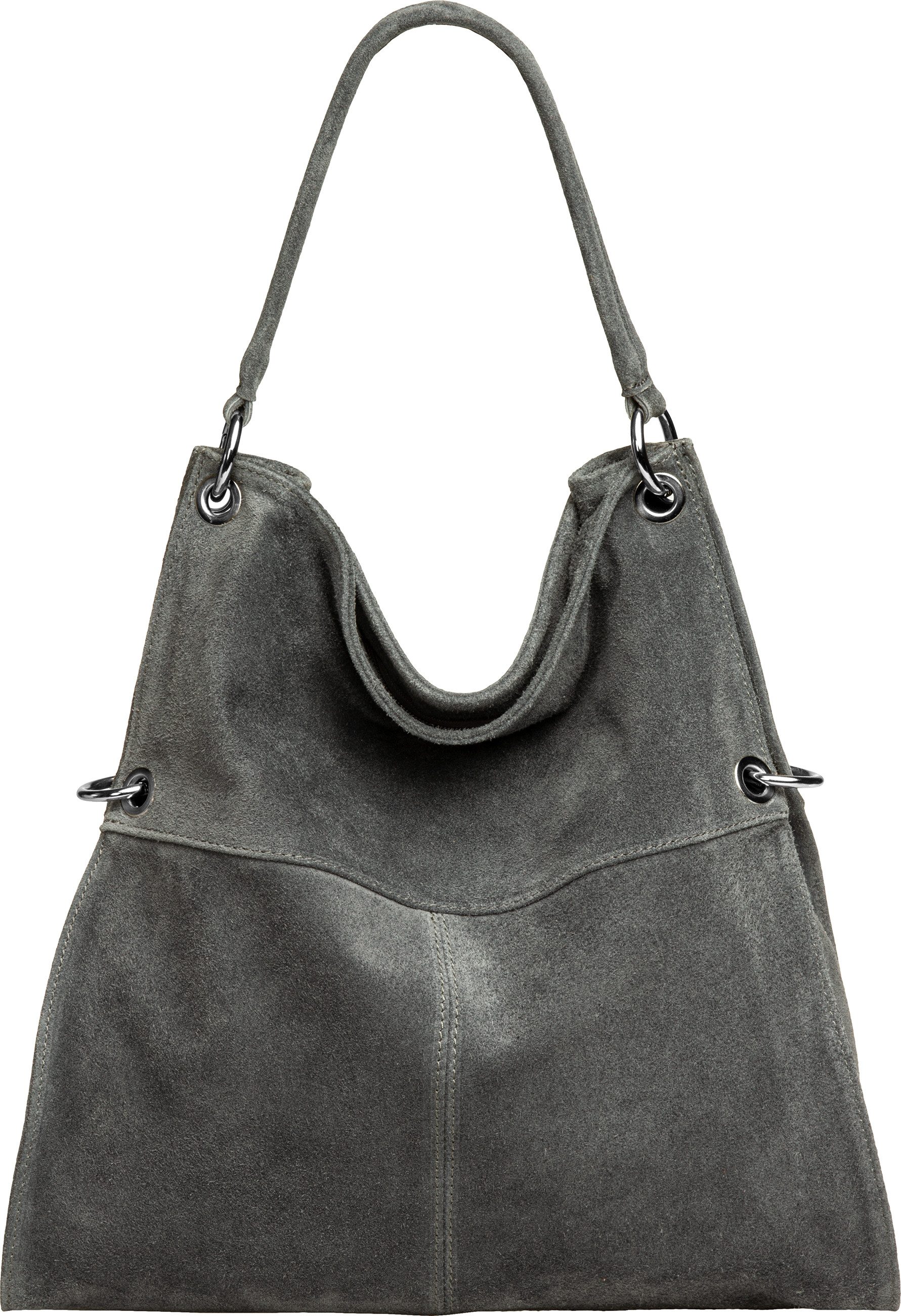 Schultertasche Große Vintage Damen Leder Handtasche - PREMIUM LINE - Modell No.805