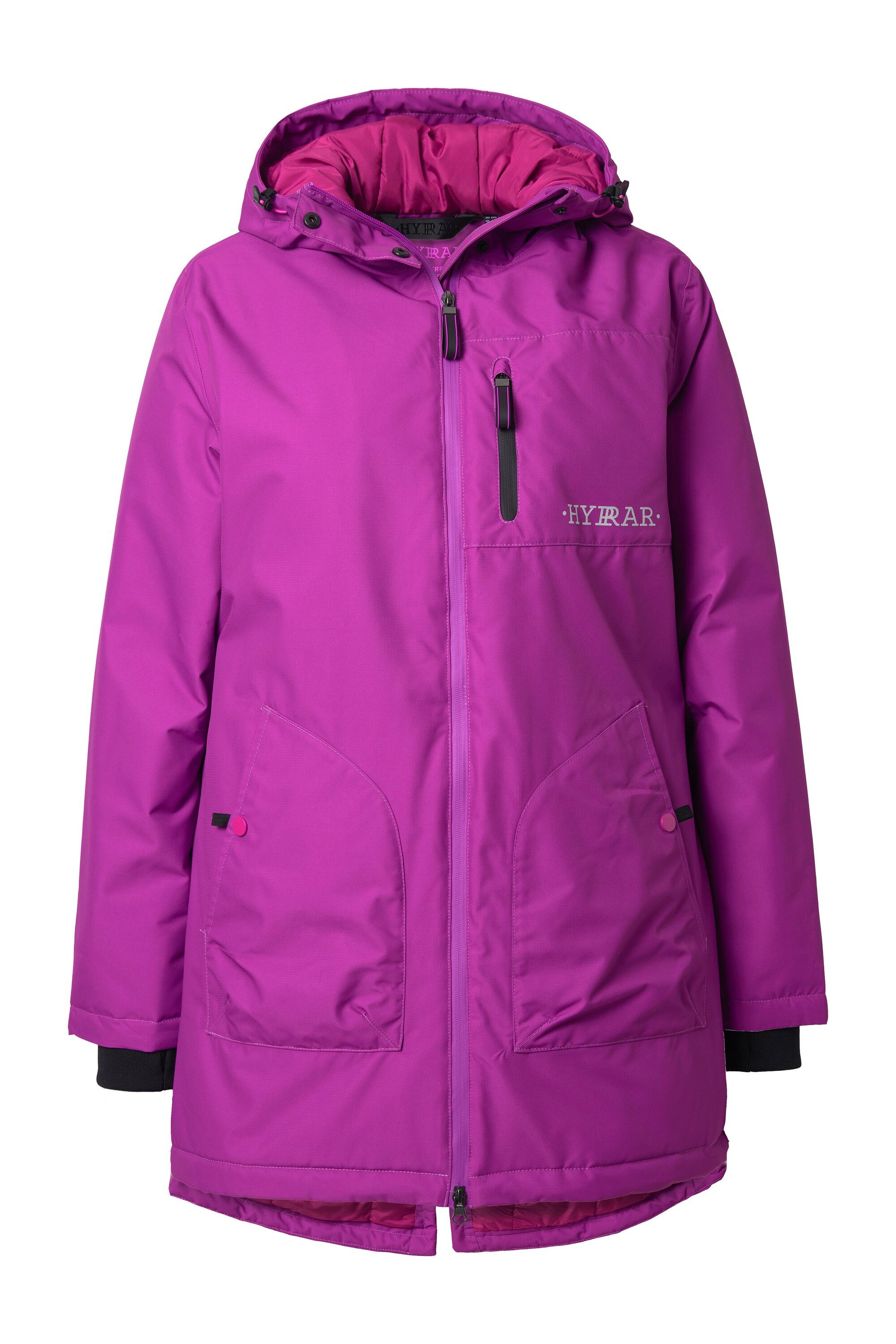 Ulla Popken Wintermantel Funktionsmantel wasserabweisend 2-Wege-Zipper