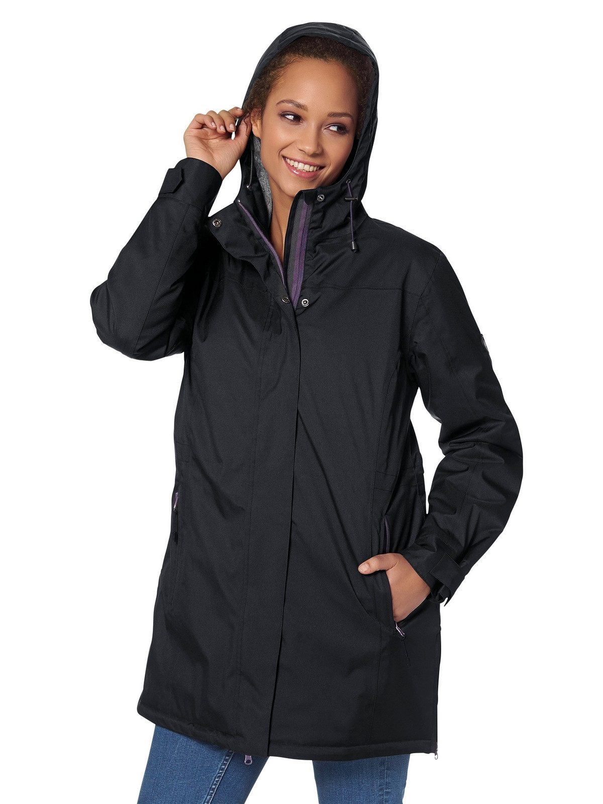 Polarino Outdoorjacke Große Größen Atmungsaktiv, winddicht, wasserdicht. Wassersäule 8000mm