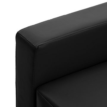 vidaXL Sofa 3-Sitzer-Sofa Kunstleder