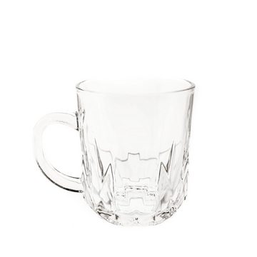 Almina Teeglas 6er Set Diamant Teegläser Wassergläser-Set aus Glas transparent