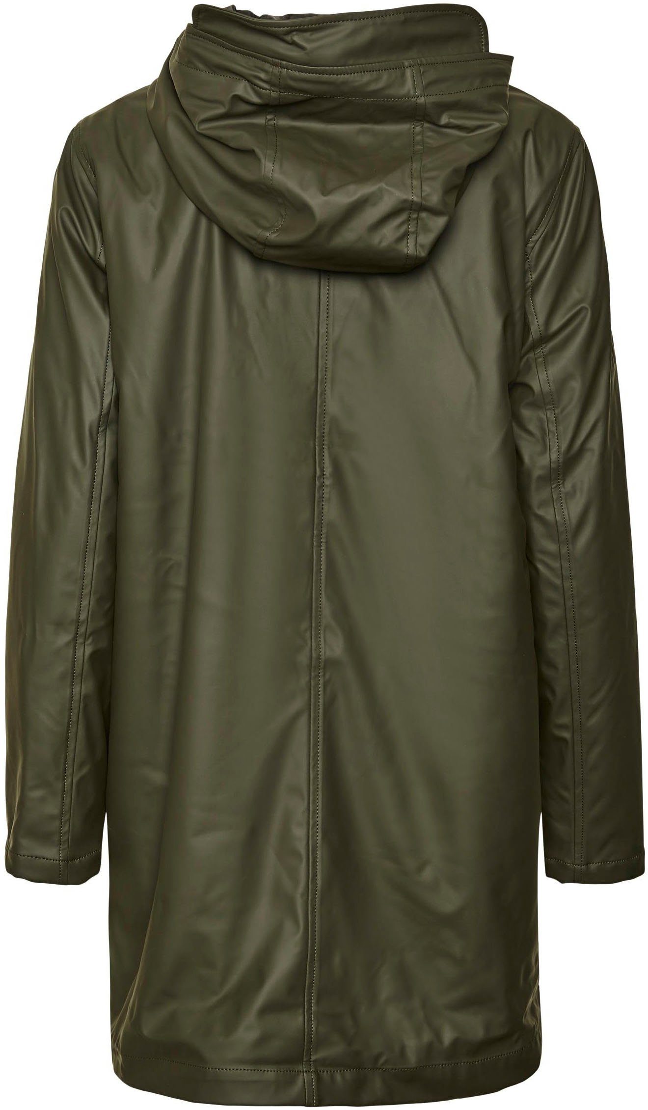 Vero Moda Regenmantel VMASTA COATED 3/4 JACKET TEDDY peat