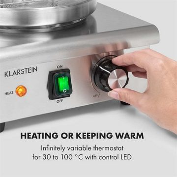 Klarstein Hotdog-Maker TK56-Wurstfabrik-450, 450,00 W, 5L, 30 bis 100°C, erhitzen oder warmhalten