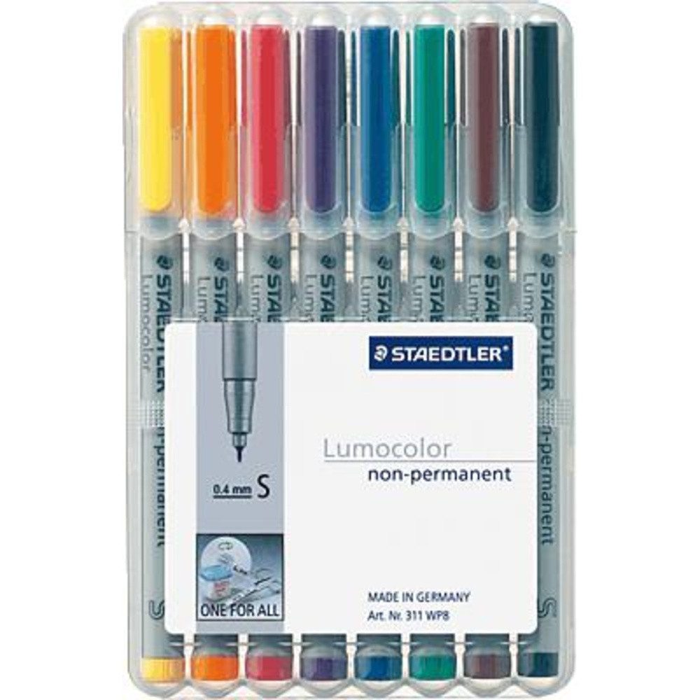 STAEDTLER Marker Staedtler Lumocolor® non-permanent pen 311 311 WP8 Universal-Marker Ge