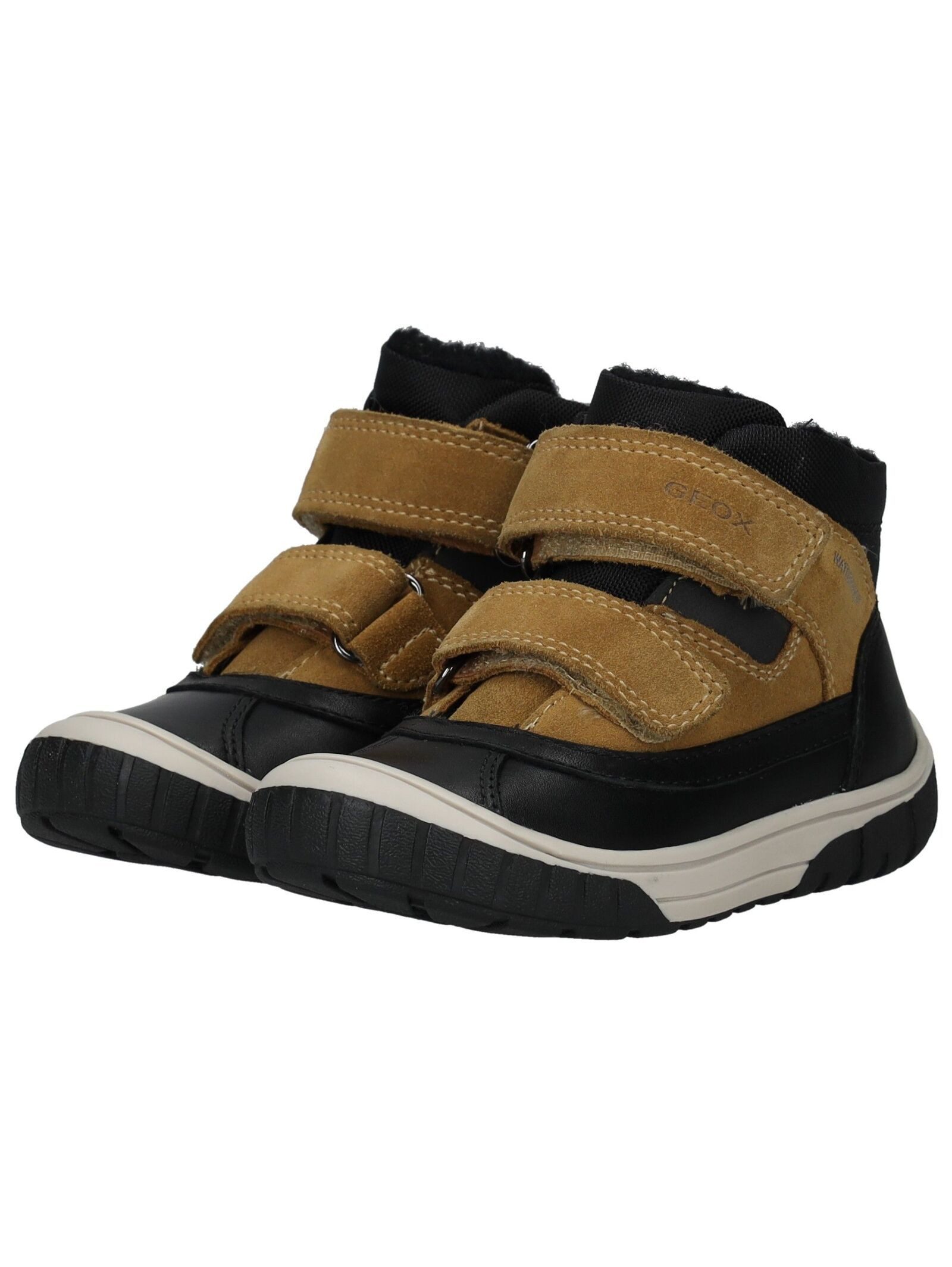 Geox Stiefelette Leder/Synthetik . Schnürstiefelette