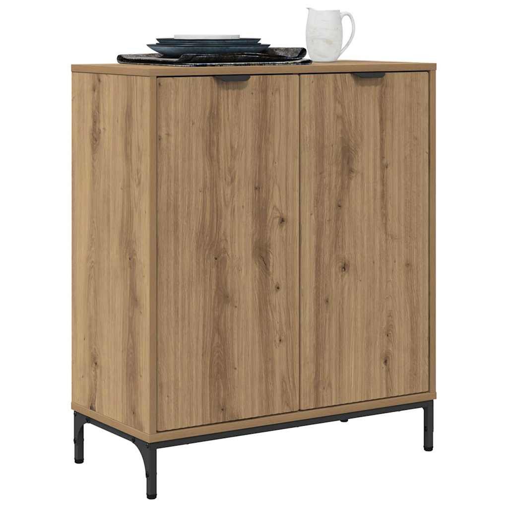 vidaXL Sideboard Sideboard Eiche handwerklich 69,5 günstig online kaufen