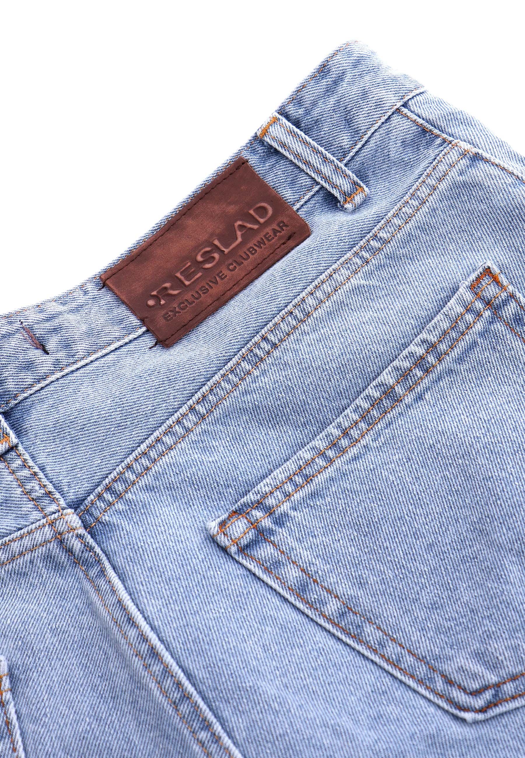 Reslad Weite Jeans Reslad Jeans Herren Loose Fit RS-2105 Loose-fit Jeanshose lockere Männer-Hose