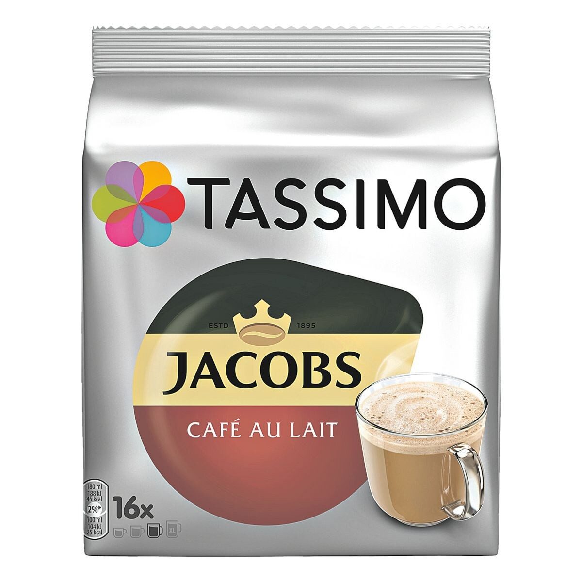 TASSIMO Kaffee Jacobs Café au Lait, 16 Stück