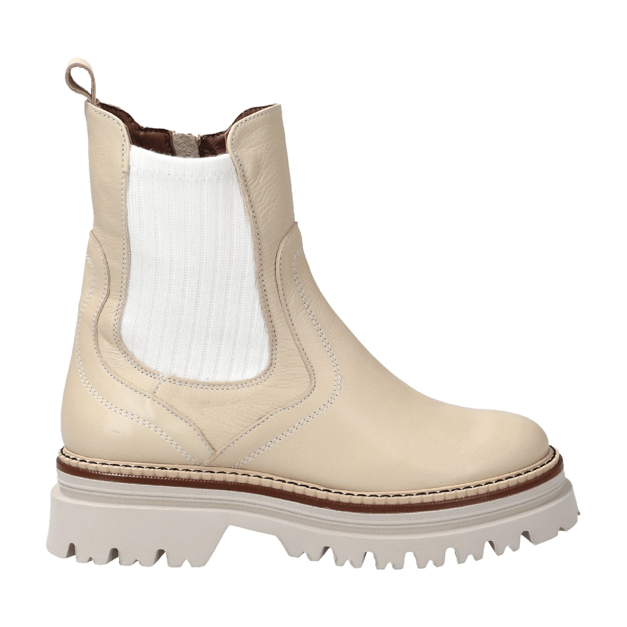 Maripé Maripé BEATRICE AVORIO, Stiefeletten, Beige, Damen Stiefelette