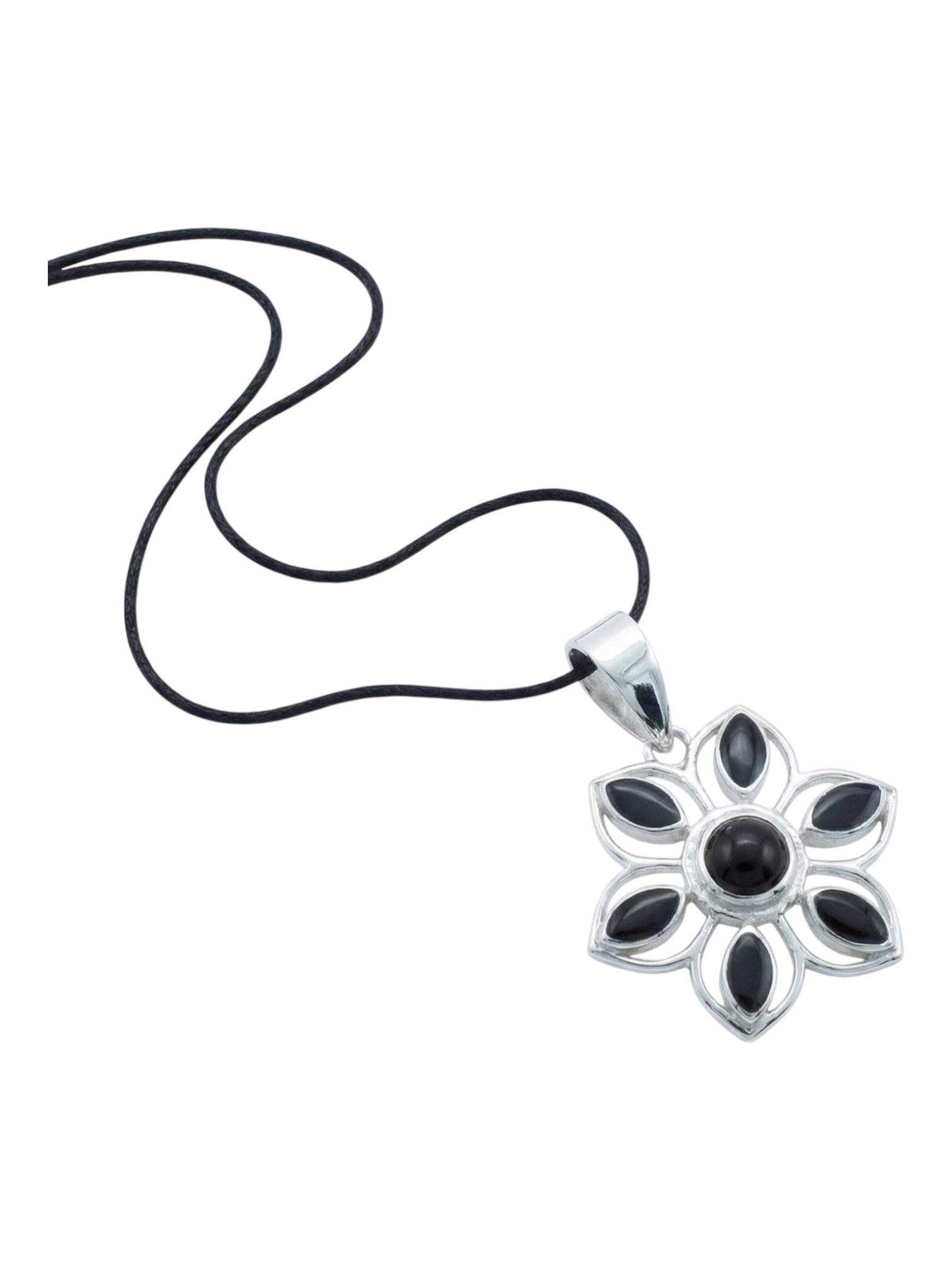 Kettenanhänger MONGIRI aus 925 Silber mit Onyx