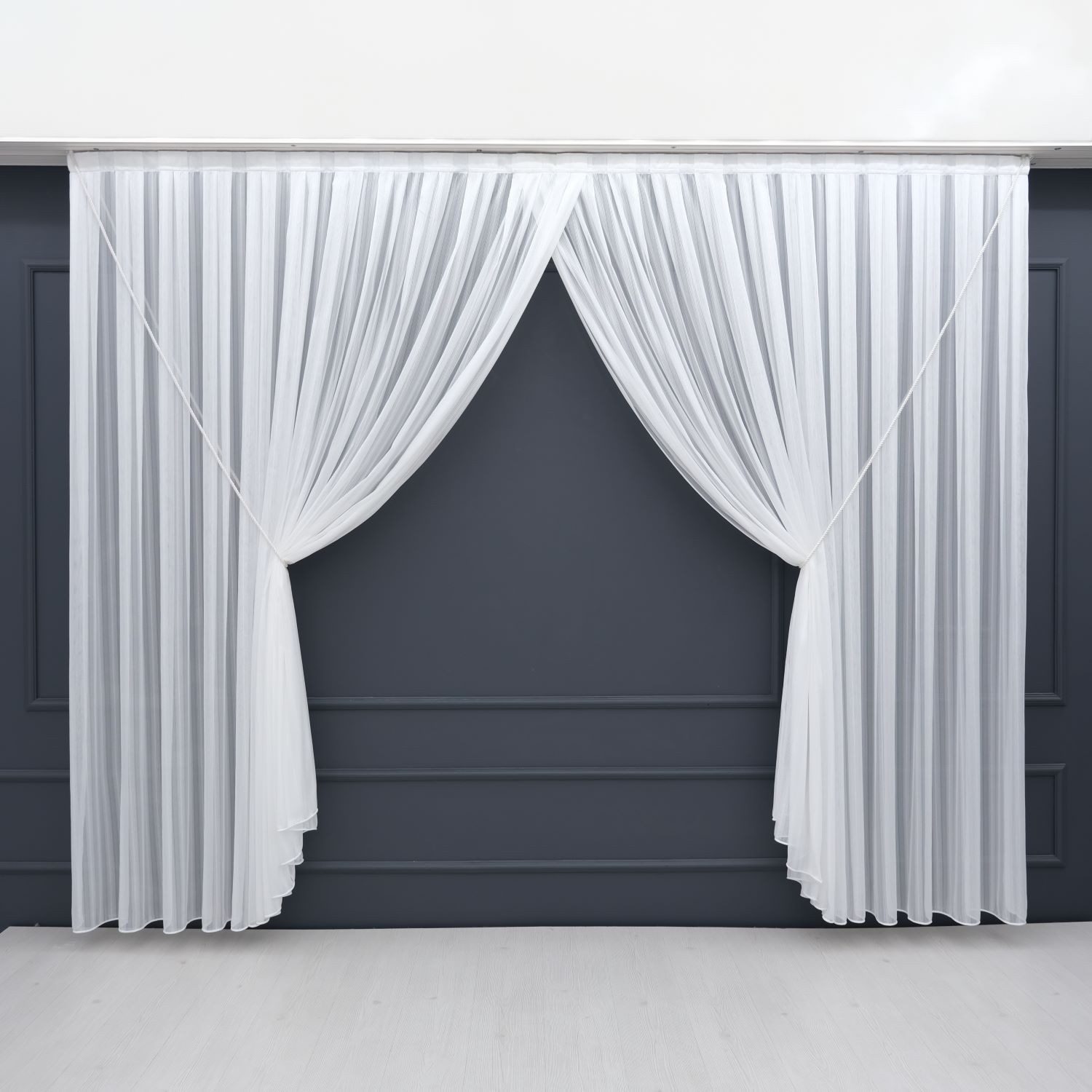 Gardinen by Justyna Gardine Y. Kruvaze Gardine gestreift, Kräuselband, Lich günstig online kaufen