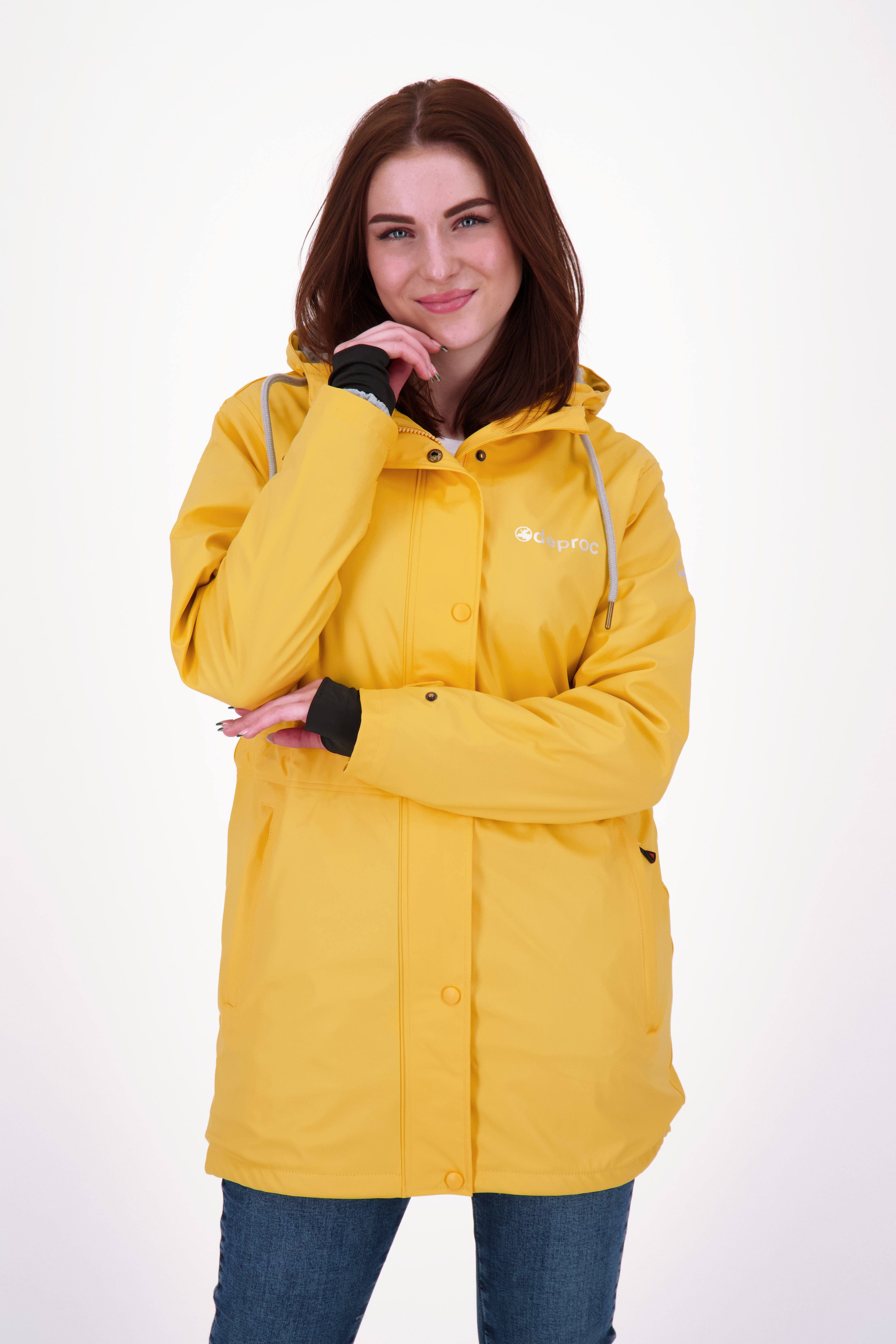 DEPROC Active Winterjacke Friesennerz ELLESMERE WOMEN Auch in Großen Größen erhältlich yellow