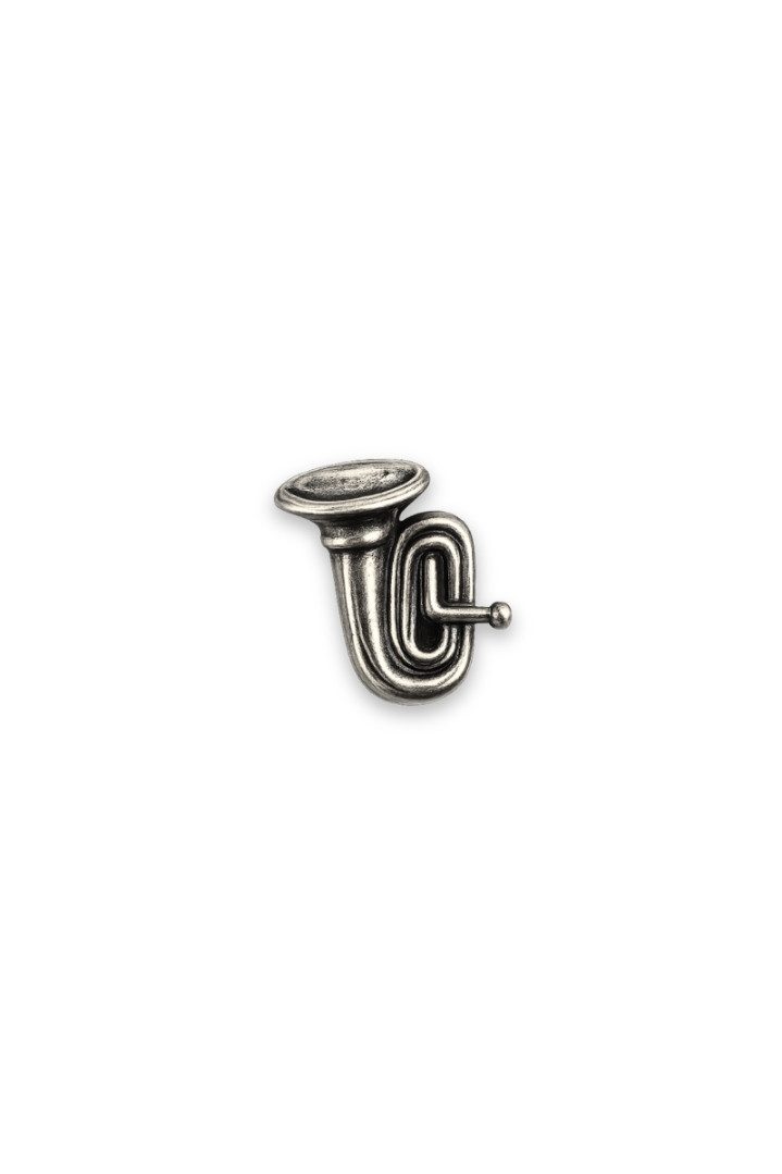MarJo Dirndlschürze Ansteck-Pin - TUBA - altsilber, altgold