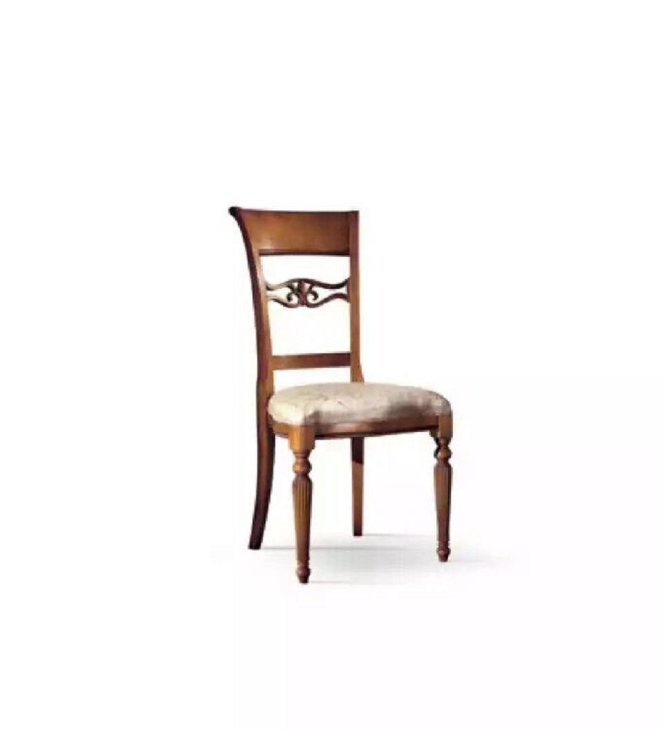 JVmoebel Esszimmerstuhl Möbel Stühle Esszimmerstuhl Design Polster Luxus Einrichtung Neu (1 St), Made in Italy