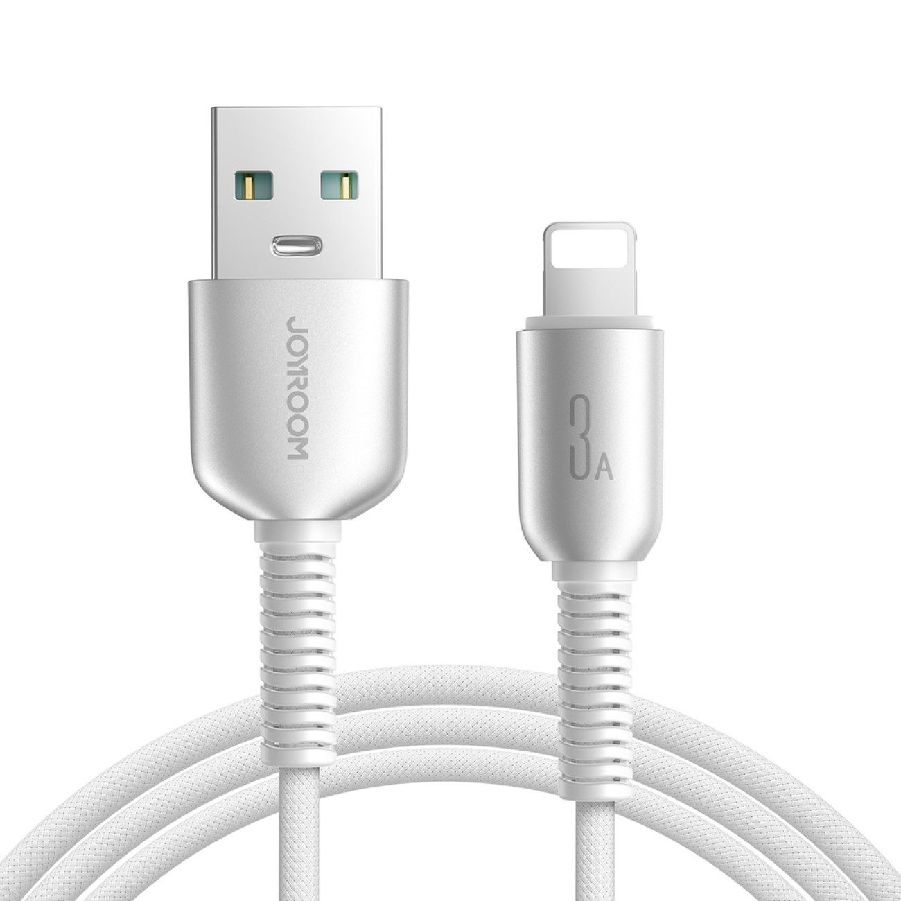 JOYROOM Cutting-Edge USB-Kabel, (120 cm), USB-A auf Lightning Kabel 3A, 1,2m, Nylon, LED-frei