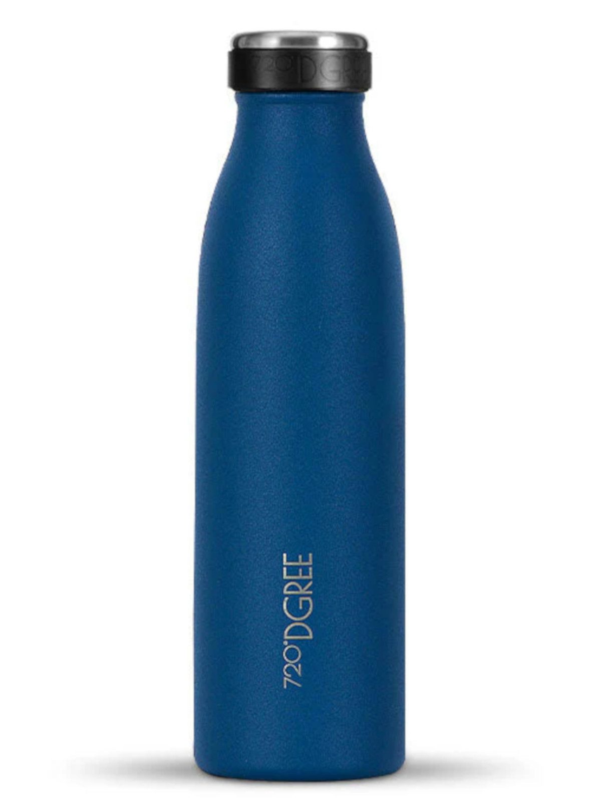 720°DGREE Trinkflasche Isolier Trinkflasche milkyBottle Edelstahl deep bl. powder rob. 0,5l
