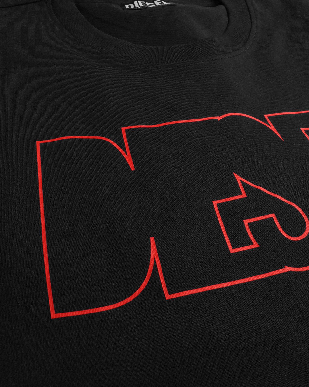 Diesel Rundhalsshirt Slim Fit Logo Shirt günstig online kaufen