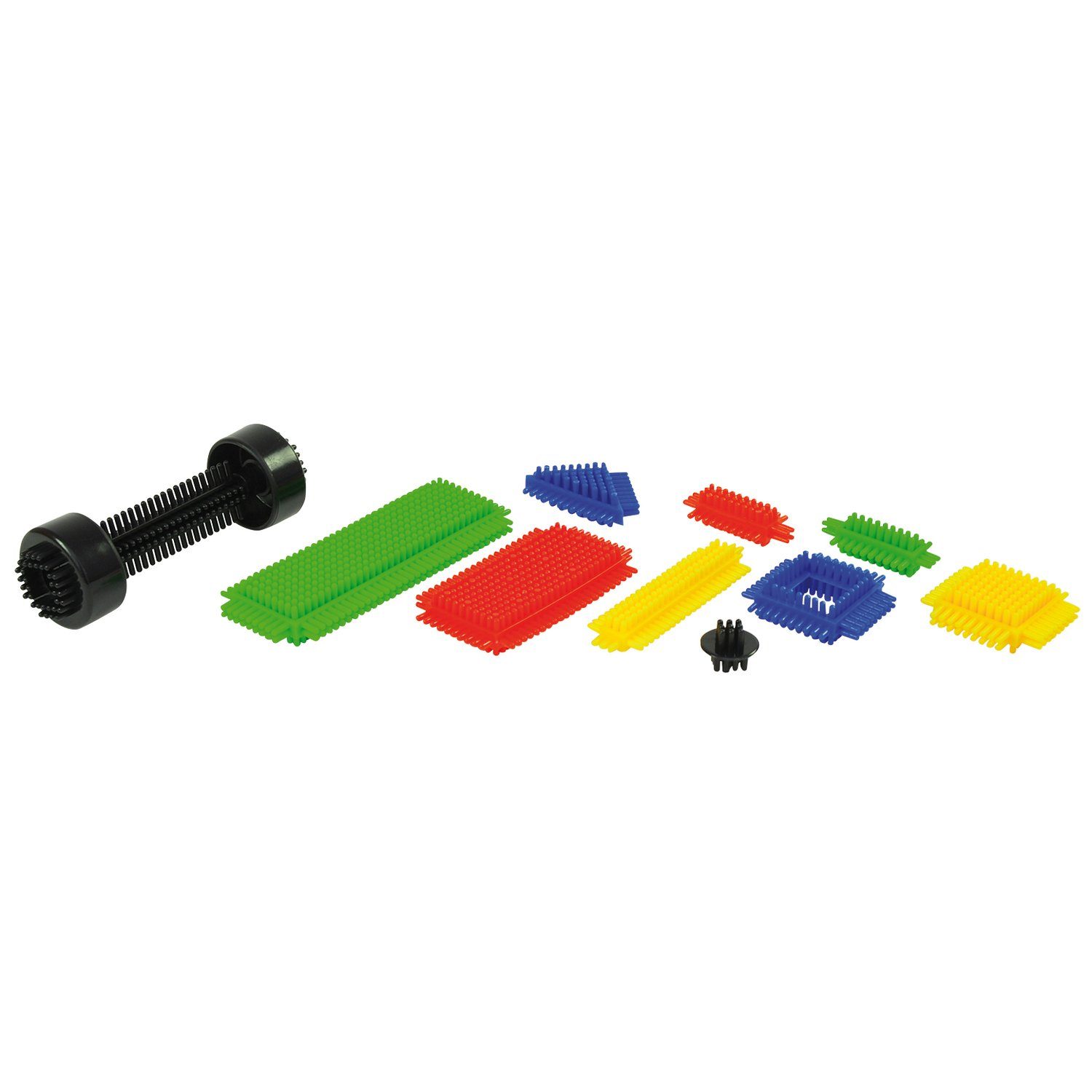 EDUPLAY Lernspielzeug Noppen Bausteine aus Kunststoff 108 Teile mit Aufbewahrungsbox (108-St) – Bild 4 von 5