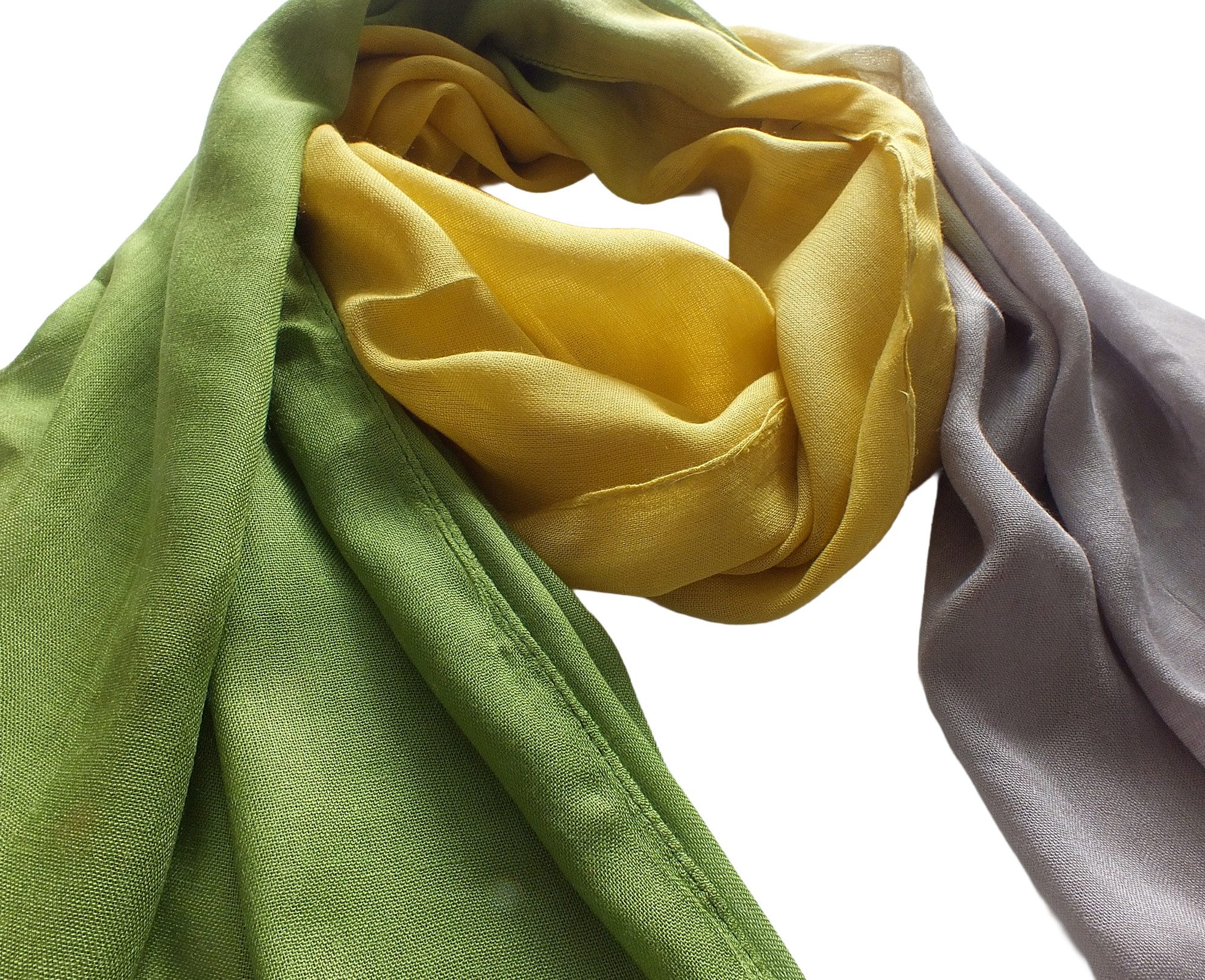 Tamaris Schal Tamaris Scarf, (1-St. 1-teilig), Damen Schal mit Fransen Viskose Farbverauf