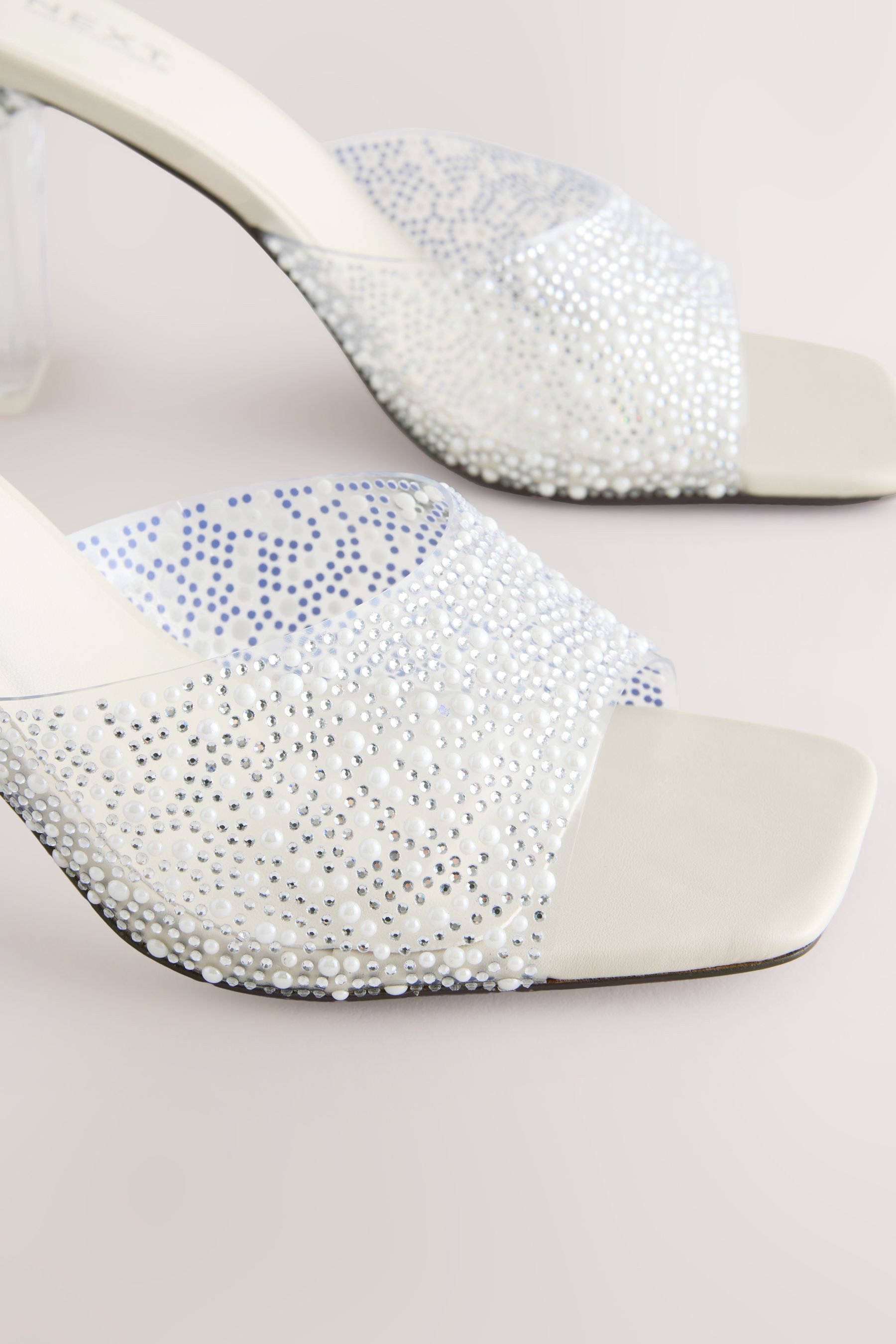 Next Forever Comfort® Eckige Blockabsatz-Pantoletten Sandalette günstig online kaufen