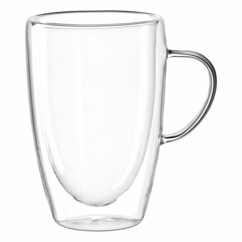 LEONARDO Becher Duo, 400 ml, Borosilikatglas