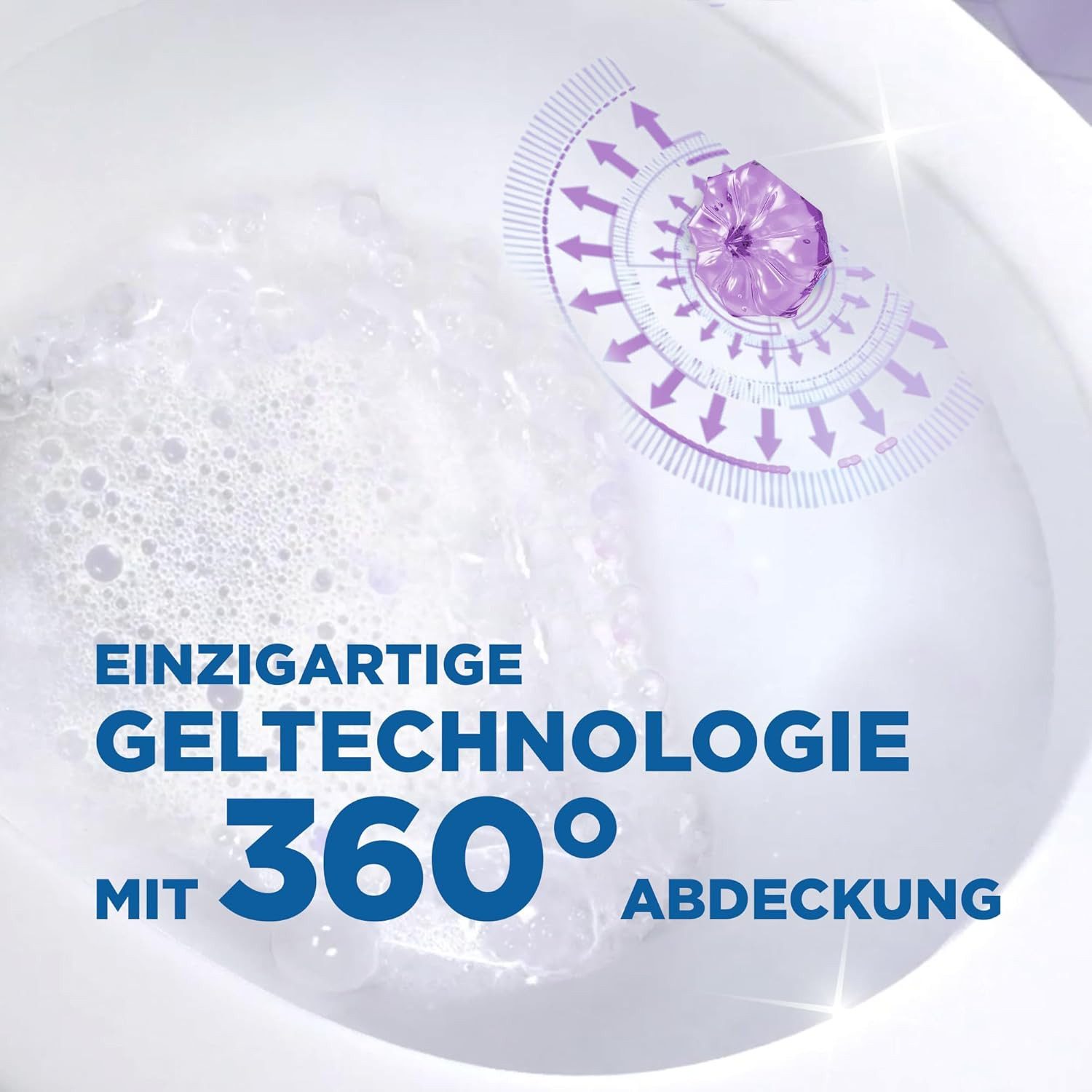 WC Ente Frische-Siegel Nachfüller, Lavender Bloom, 2 x 36 ml WC-Reiniger