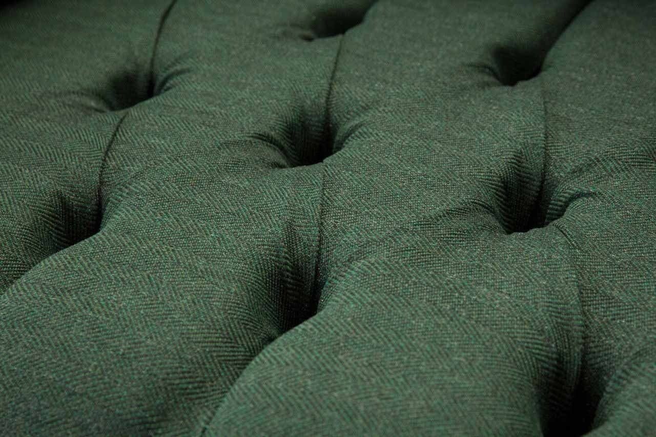 In Couch Sofa Klassische Made Europe Couchen Neu, Sessel Luxus Sessel Polster Grüner Textil JVmoebel