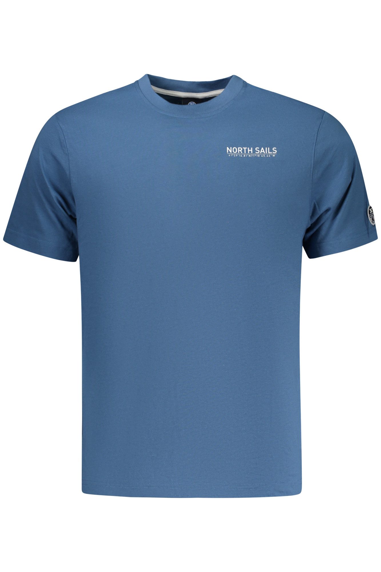 North Sails T-Shirt Stilvolles Herren T-Shirt Blau: Rundhals, Druck &
