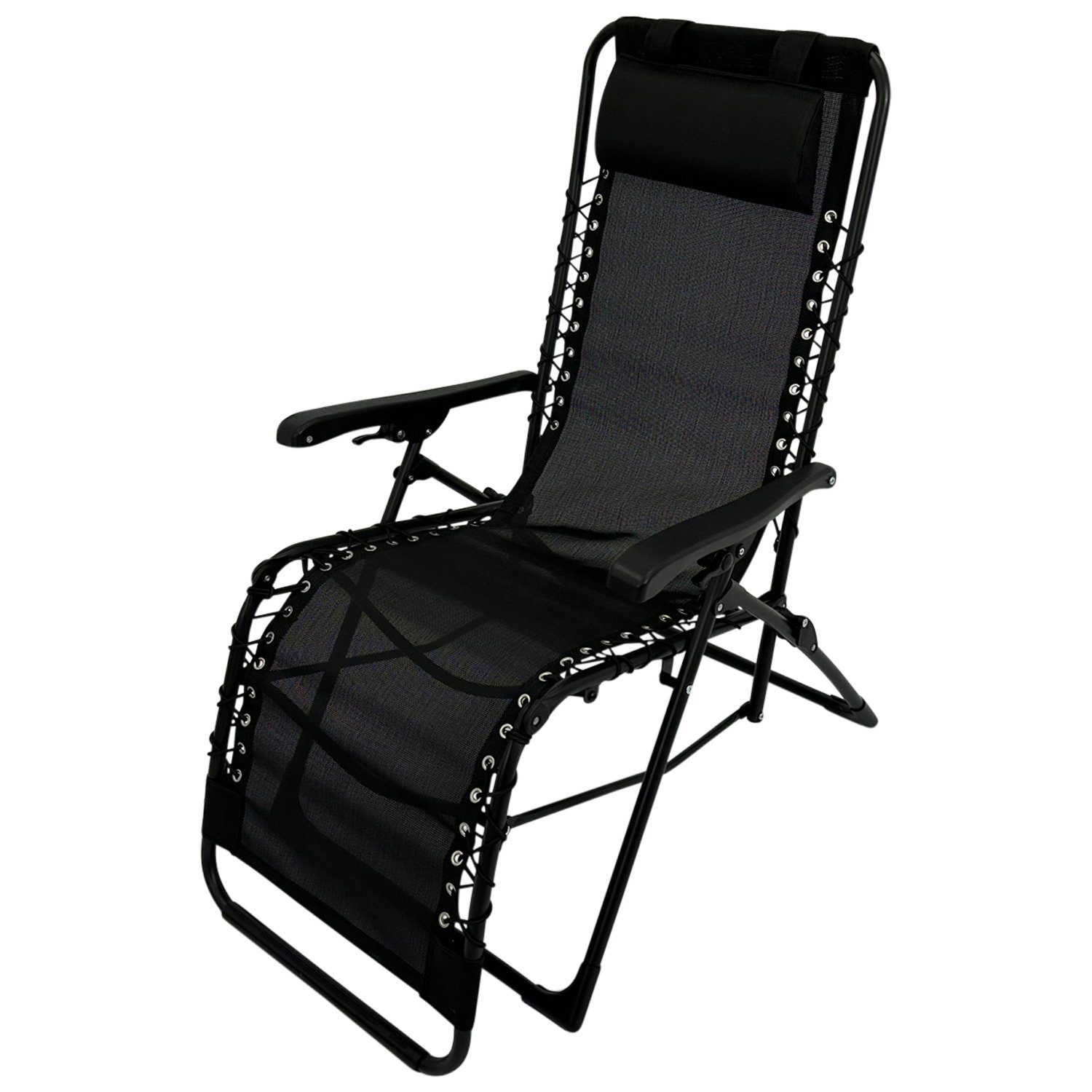 DEGAMO Relaxsessel NIZZA, Kunstgewebe schwarz 2*1, günstig online kaufen