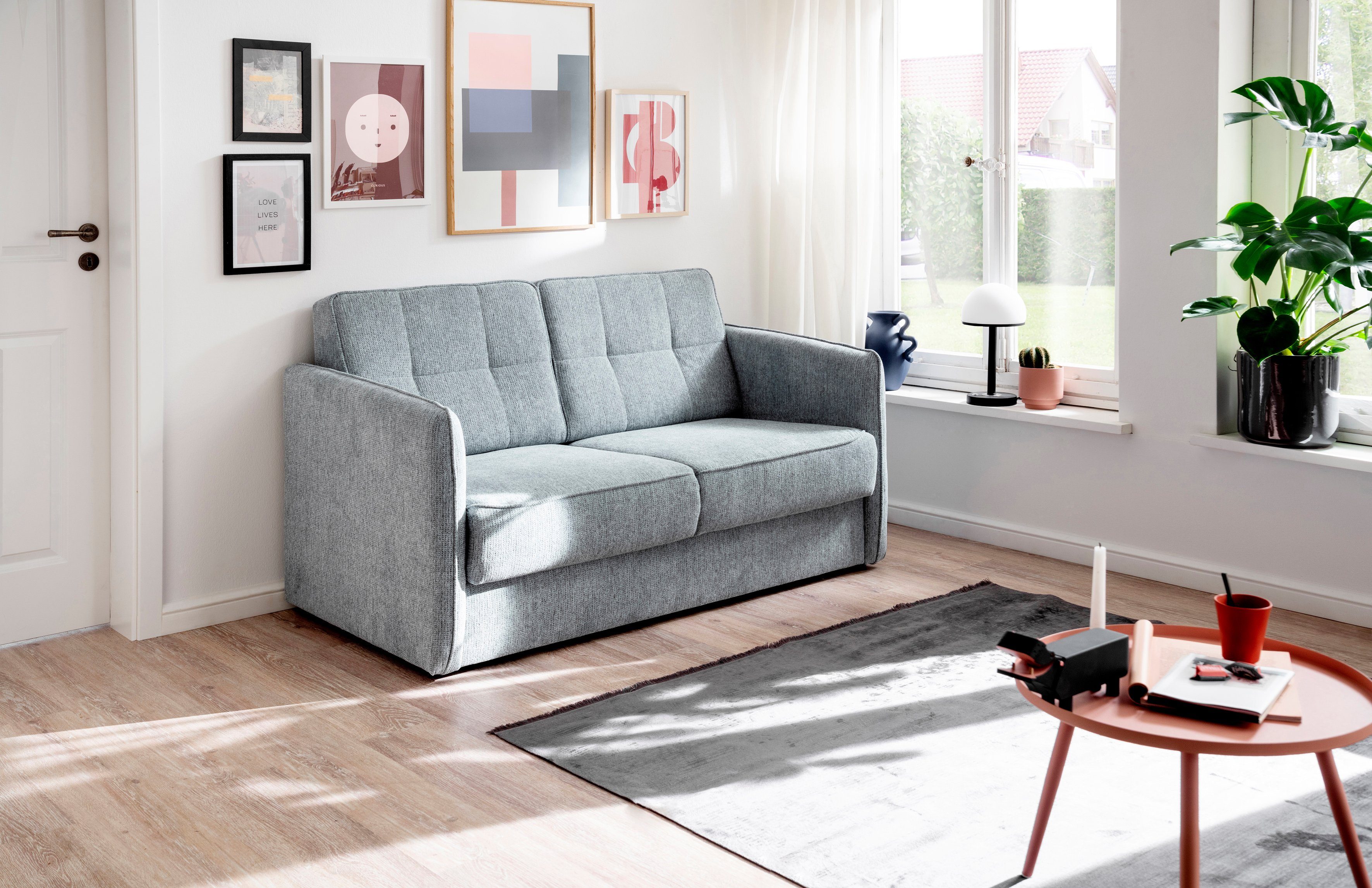 INOSIGN Schlafsofa Milano, zwei einzeln ausziehbare günstig online kaufen